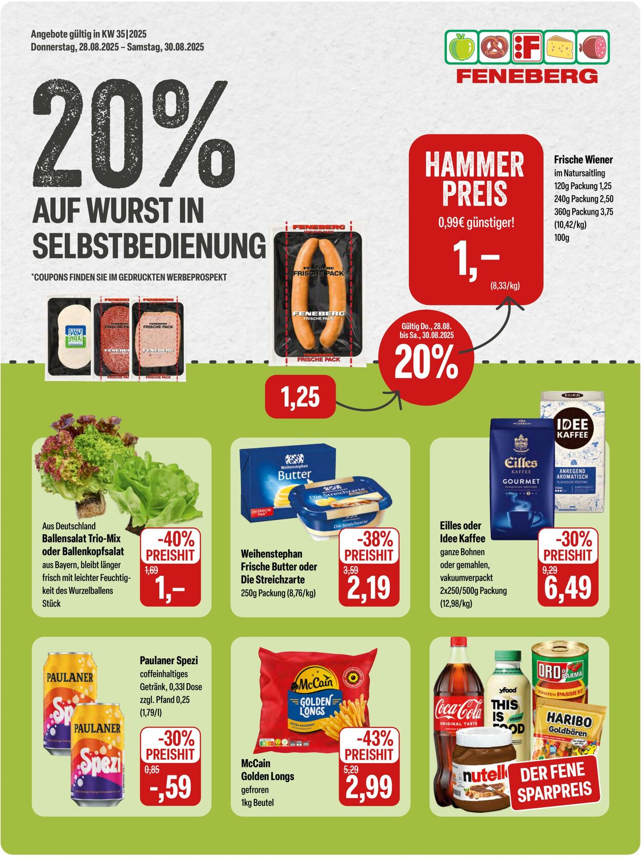 Prospekt Feneberg 18.08.2025 - 24.08.2025