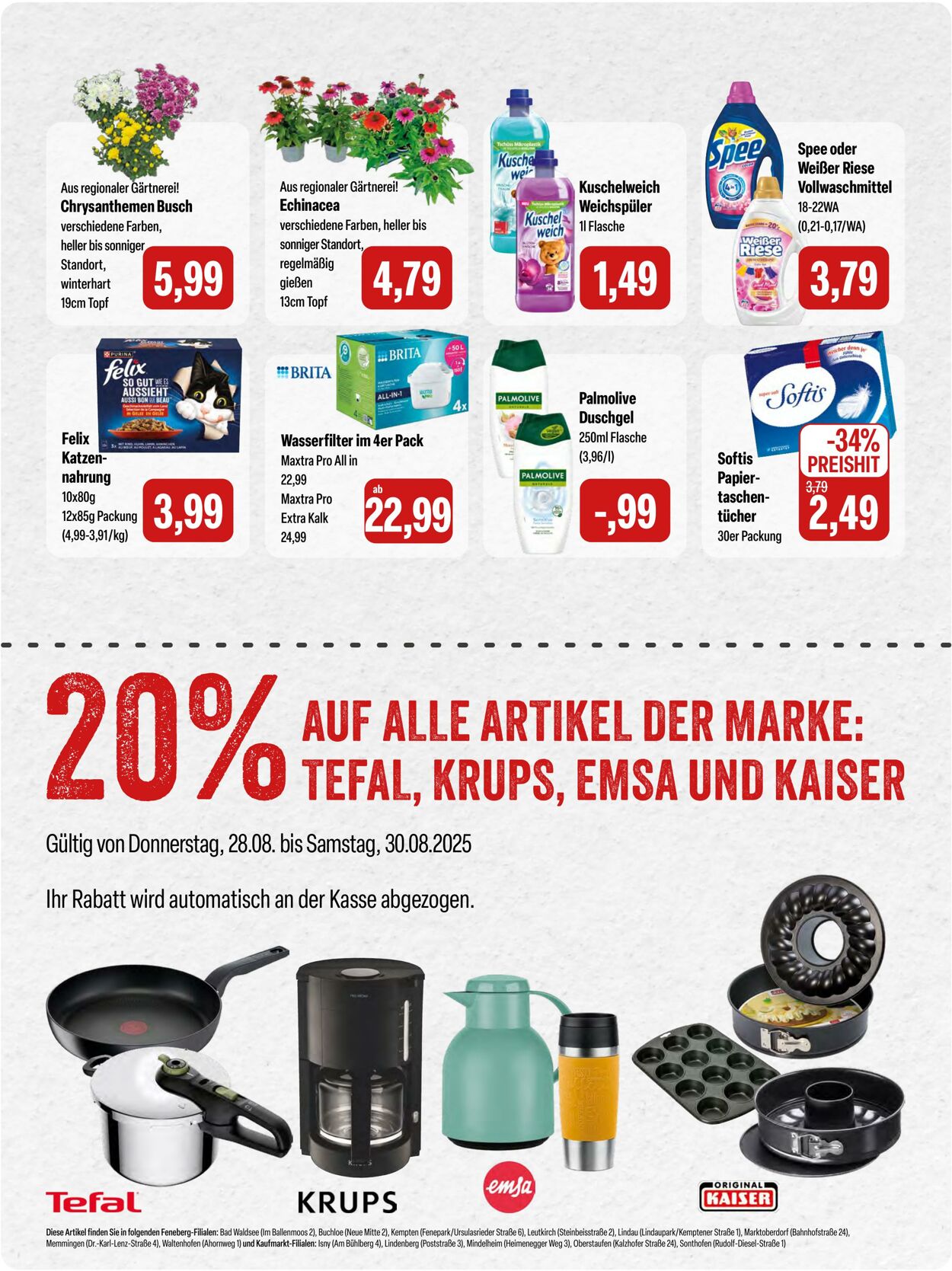 Prospekt Feneberg 18.08.2025 - 24.08.2025
