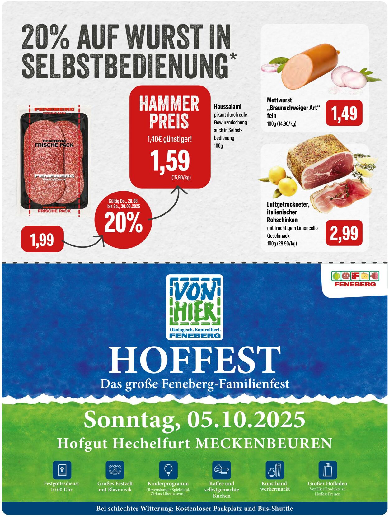 Prospekt Feneberg 18.08.2025 - 24.08.2025