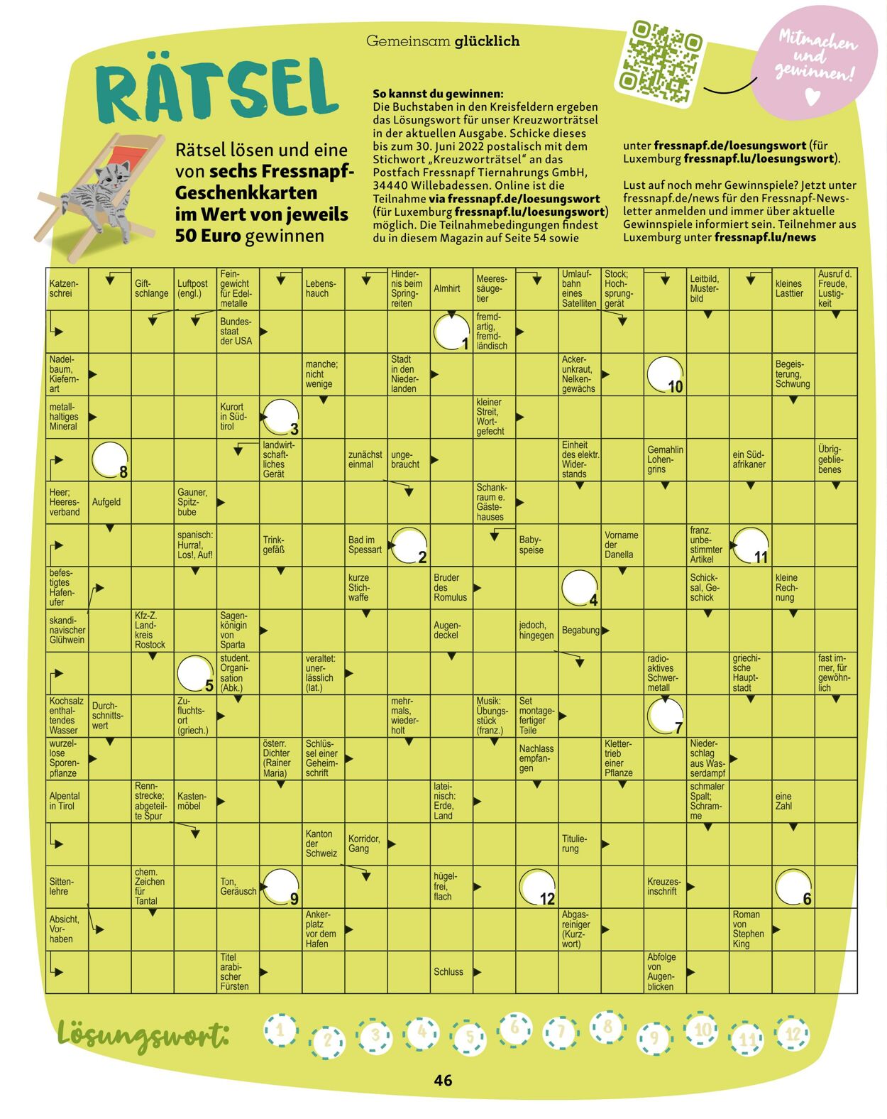 Prospekt Fressnapf 01.05.2022 - 30.06.2022