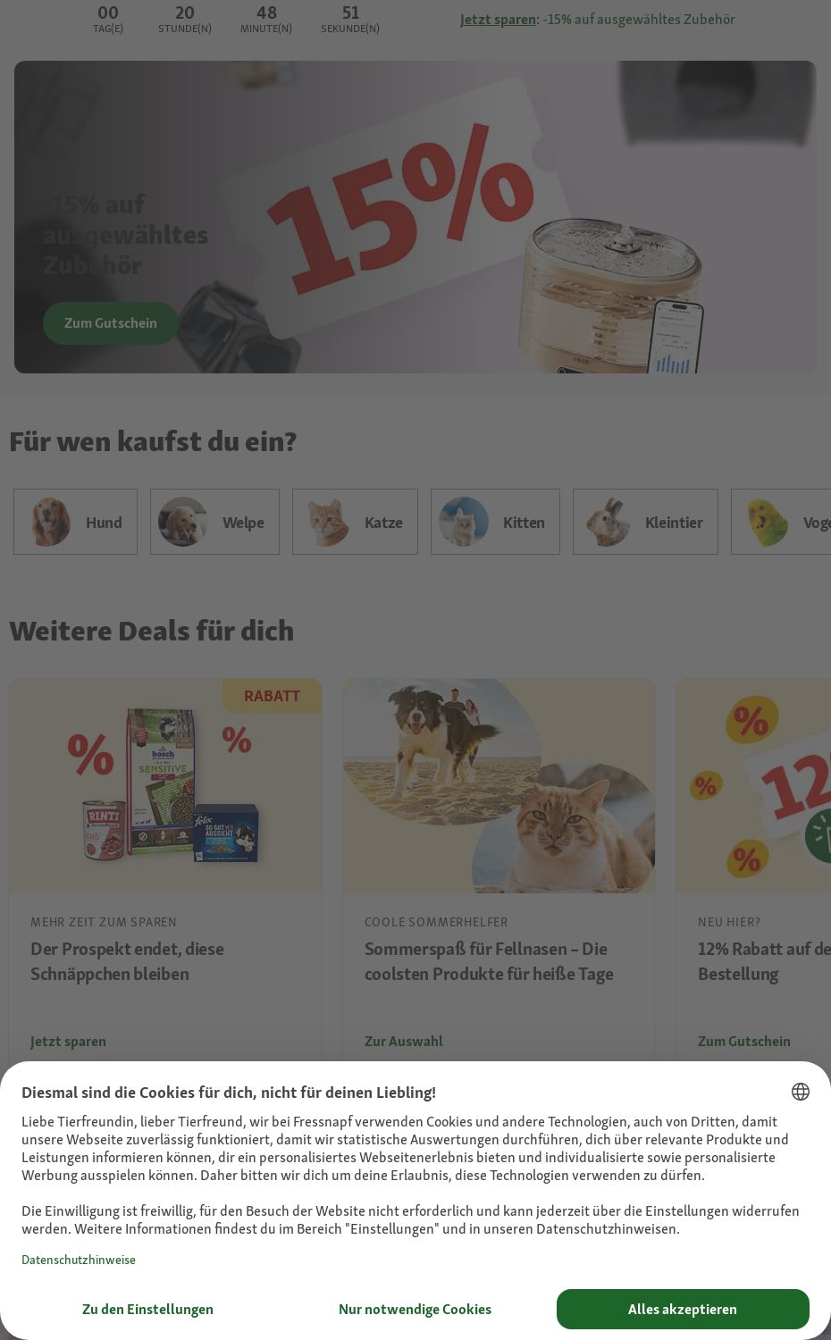Prospekt Fressnapf 16.06.2025 - 25.06.2025