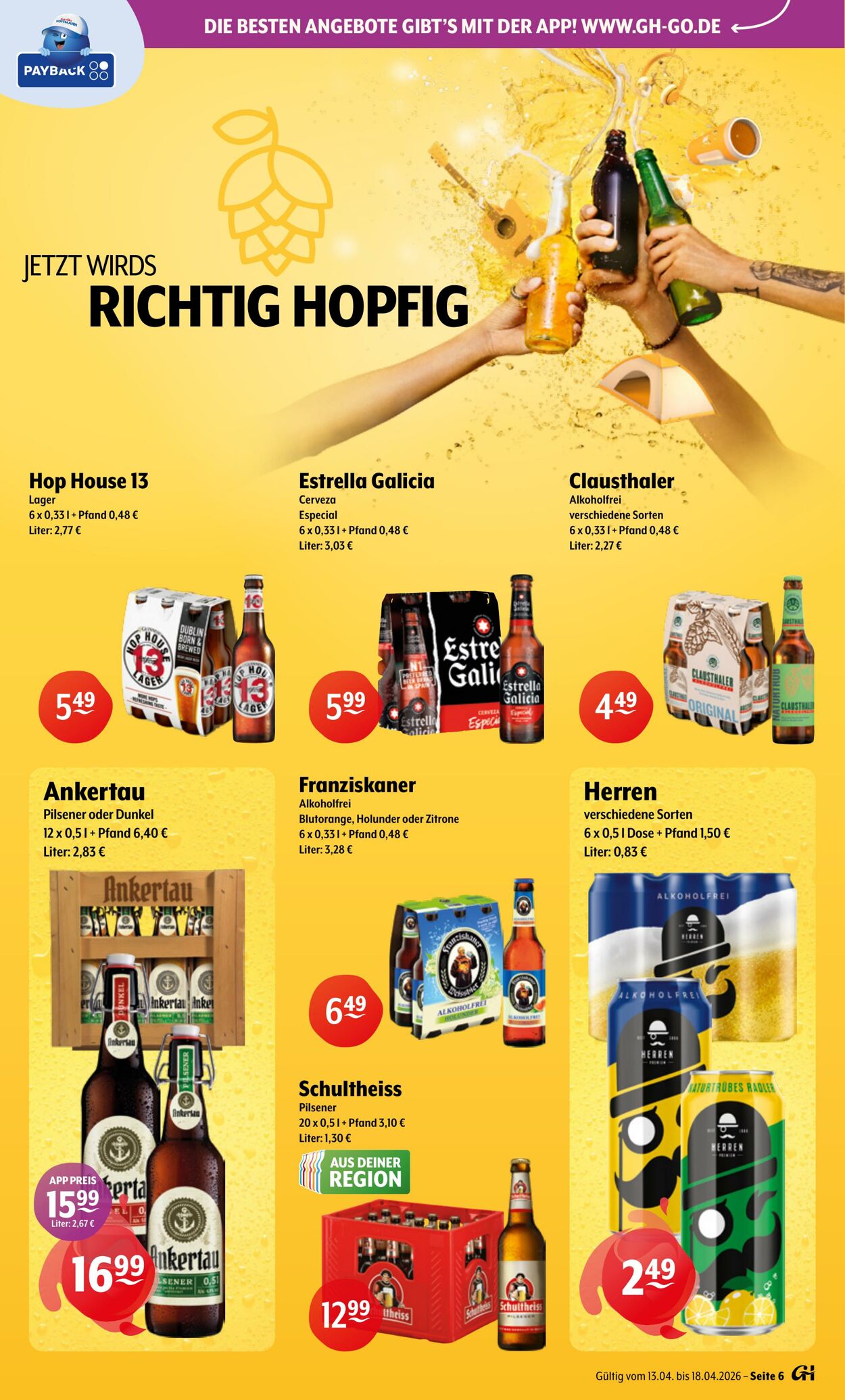 Prospekt Getränke Hoffmann 13.04.2026 - 18.04.2026