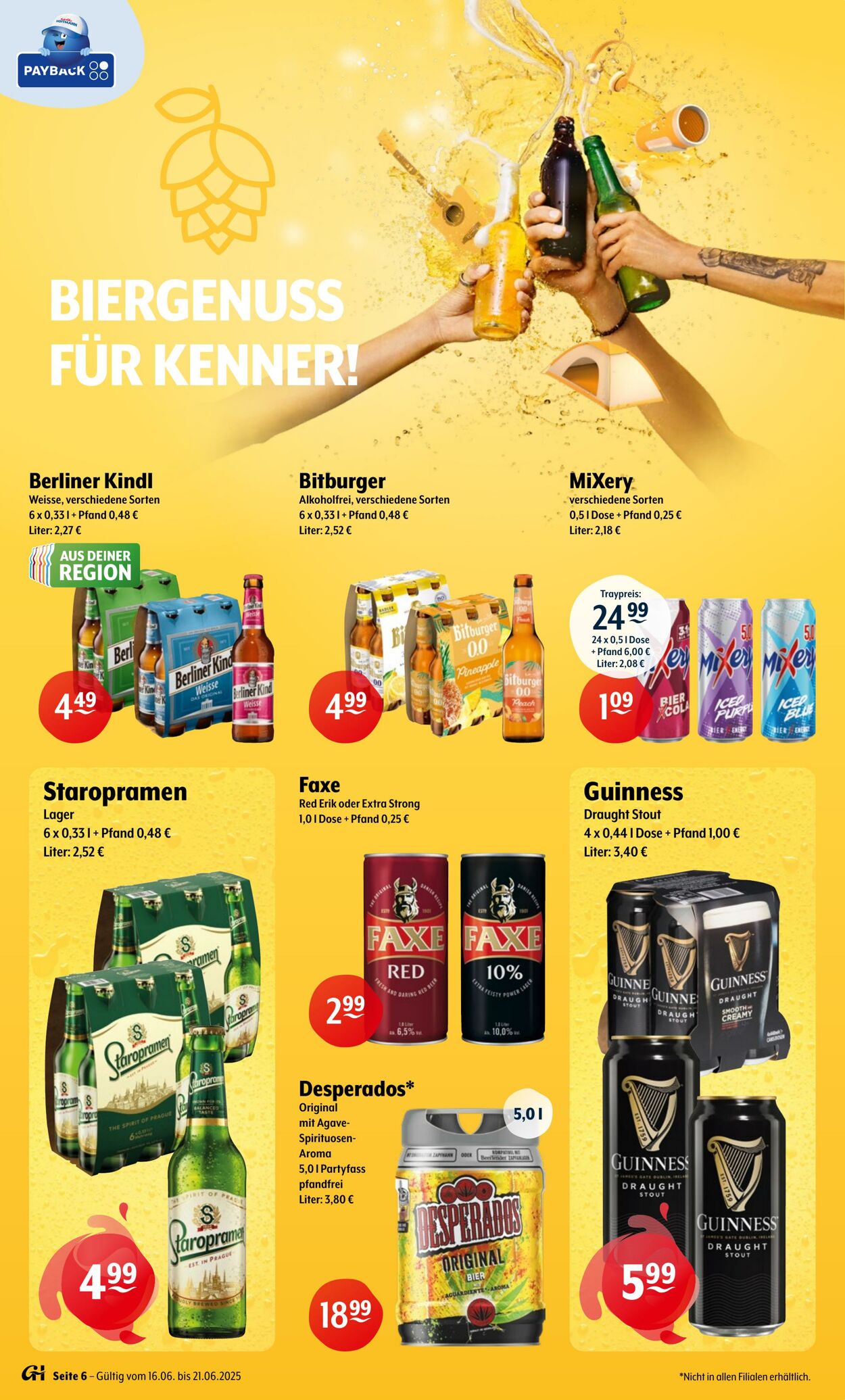 Prospekt Getränke Hoffmann 16.06.2025 - 21.06.2025