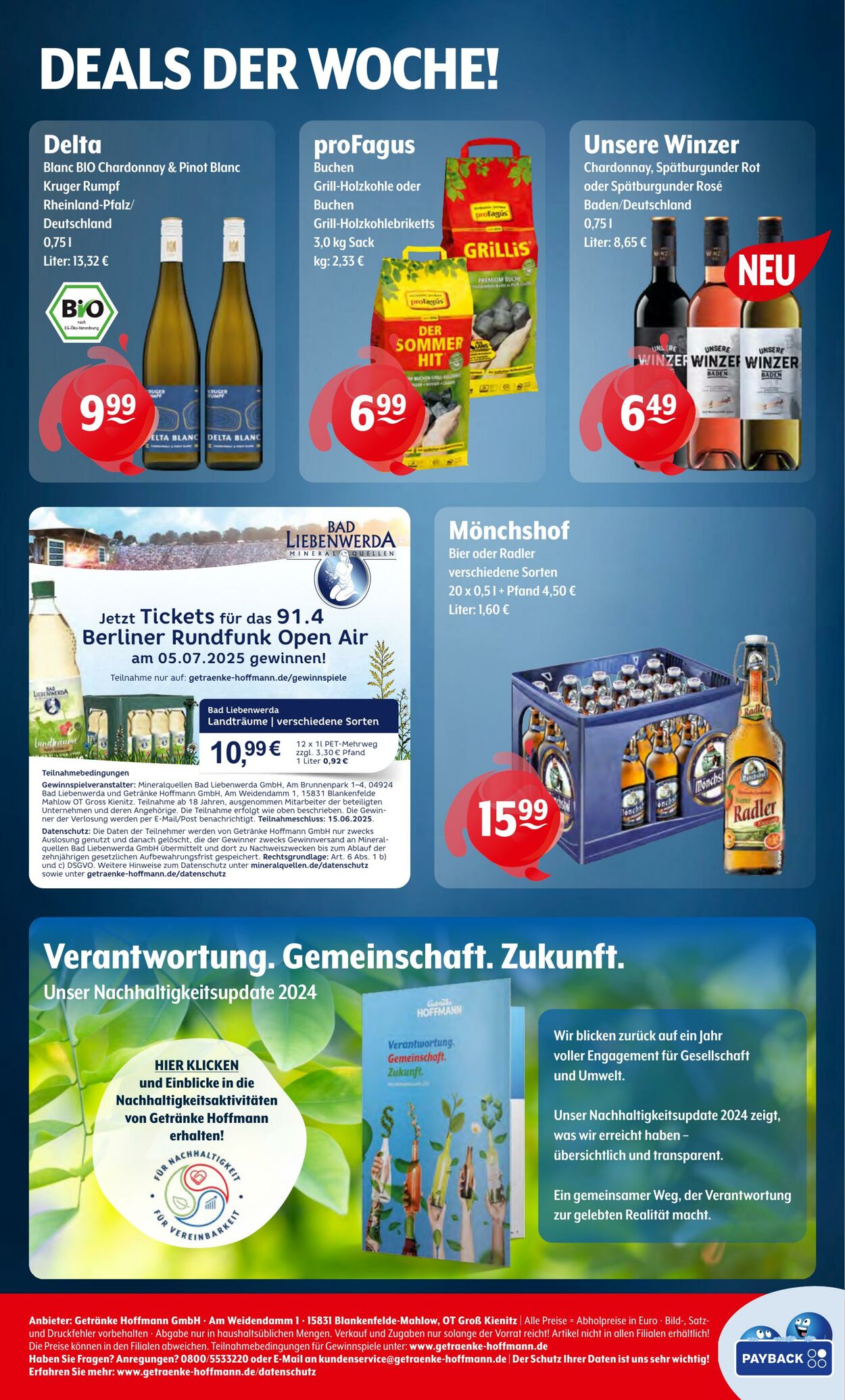 Prospekt Getränke Hoffmann 09.06.2025 - 14.06.2025