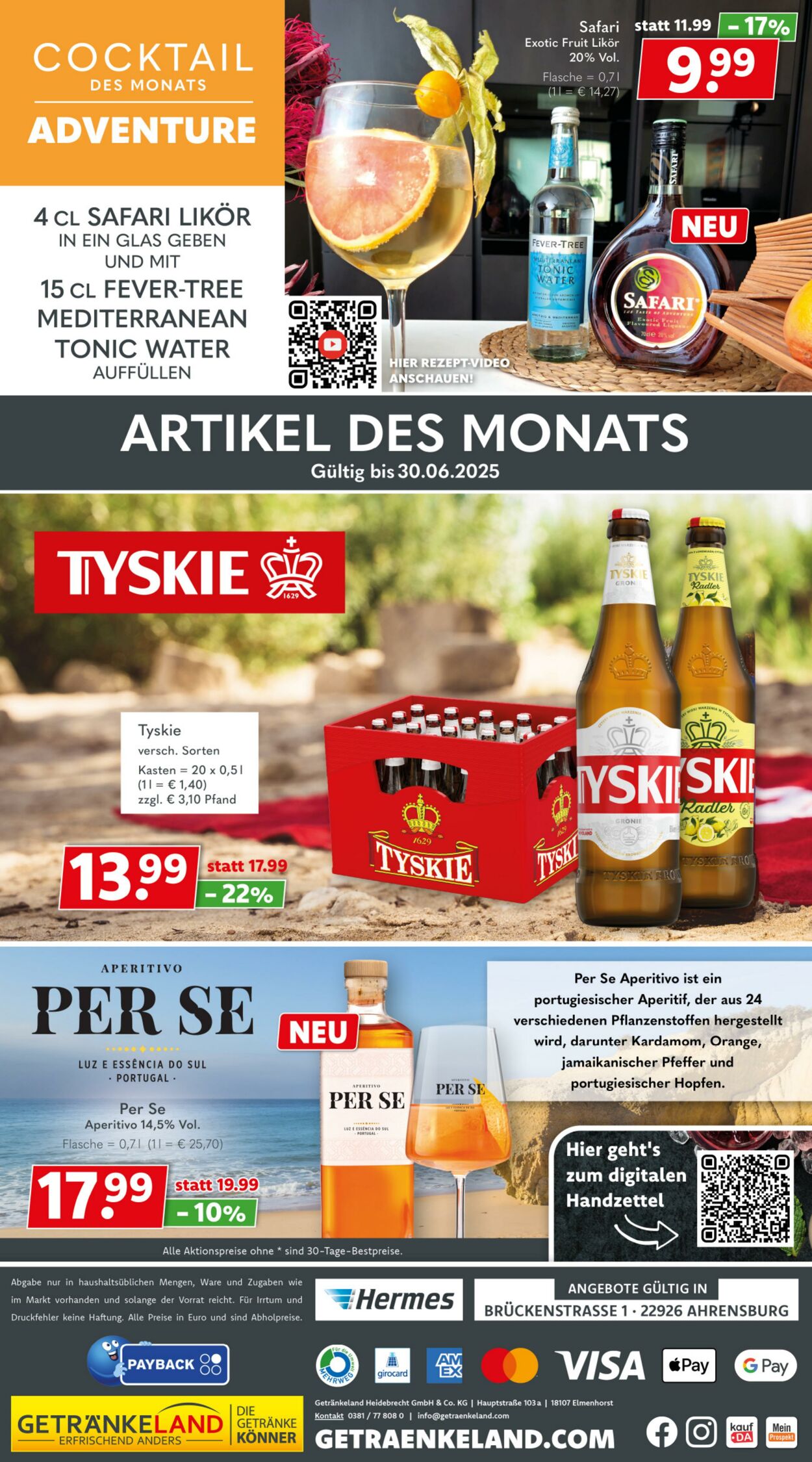 Prospekt Getränkeland 09.06.2025 - 23.06.2025