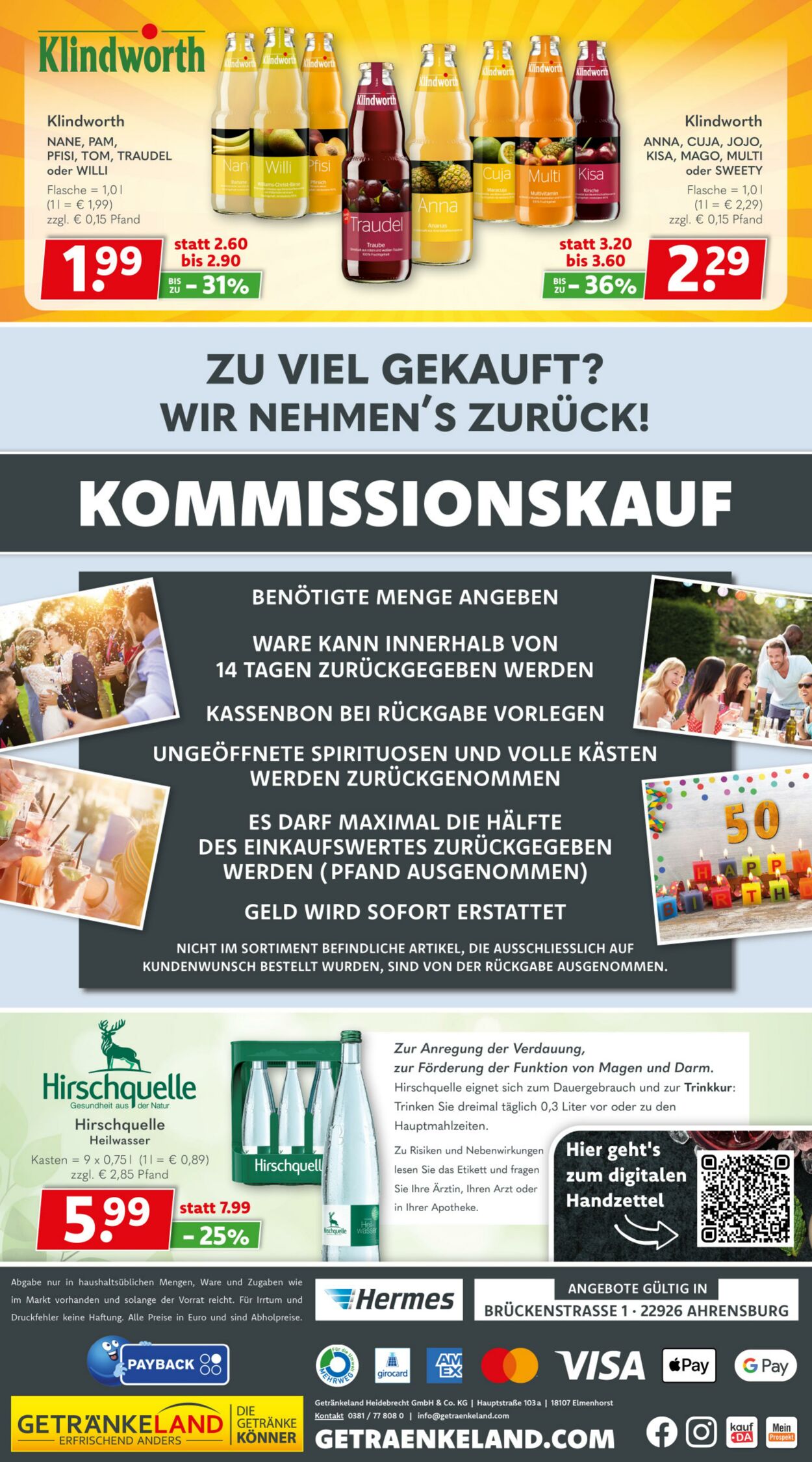 Prospekt Getränkeland 25.05.2025 - 08.06.2025