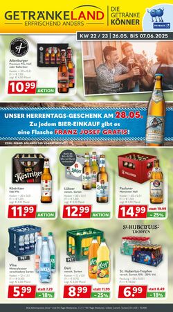 Prospekt Getränkeland 25.05.2025 - 08.06.2025