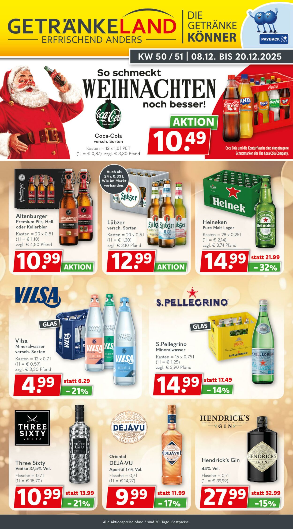 Prospekt Getränkeland 09.12.2025 - 23.12.2025