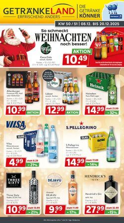 Prospekt Getränkeland 18.12.2025 - 01.01.2026