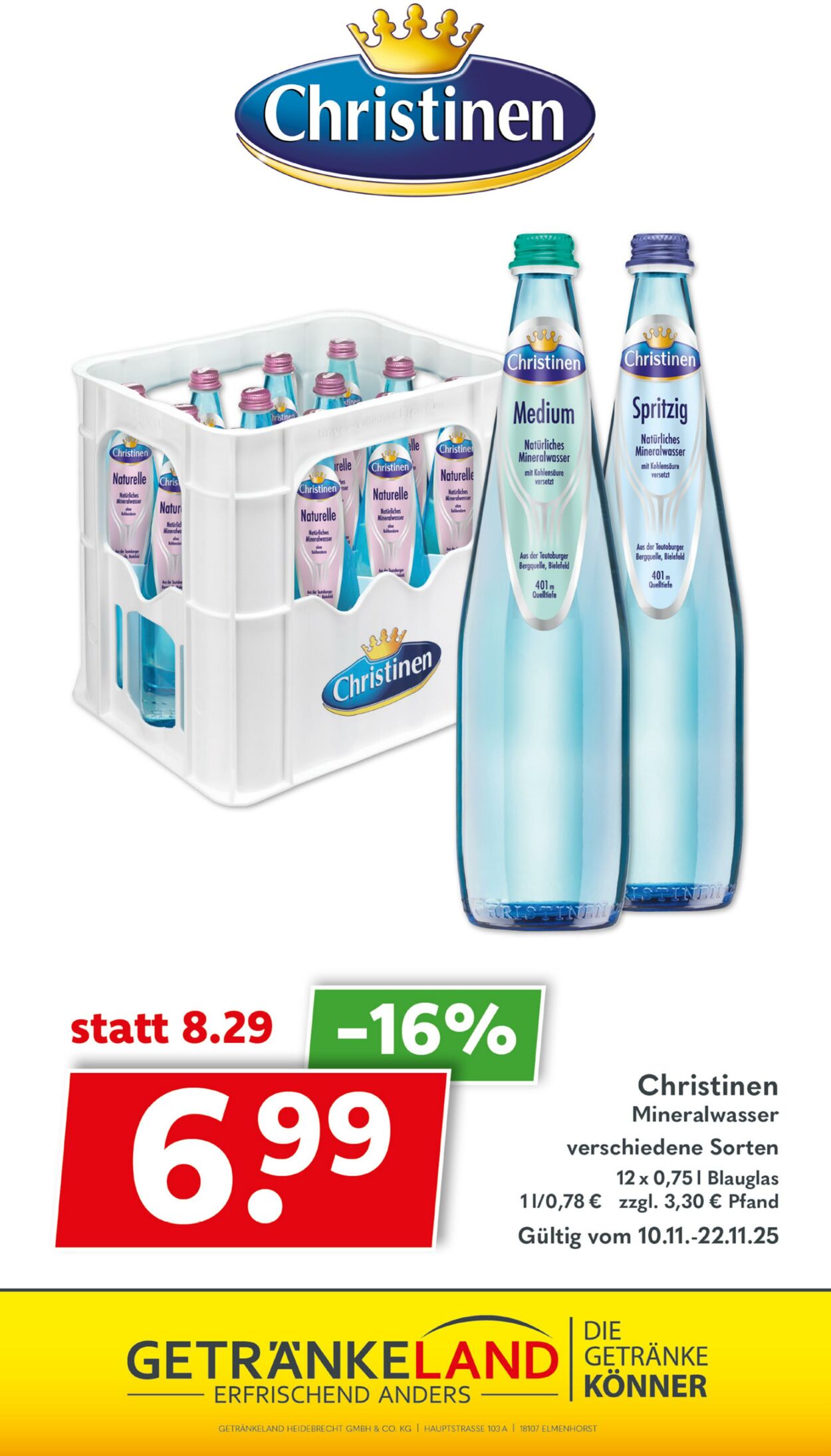 Prospekt Getränkeland 12.11.2025 - 26.11.2025
