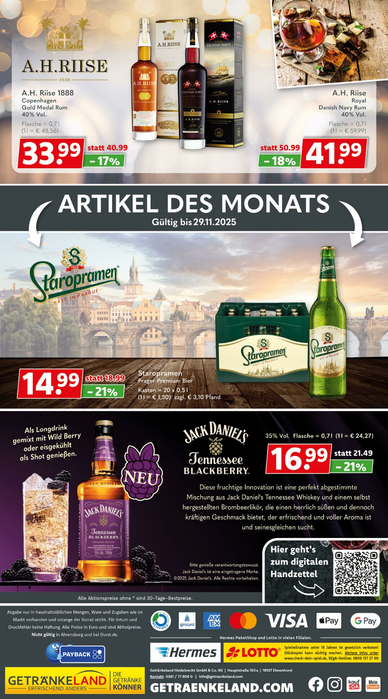 Prospekt Getränkeland 12.11.2025 - 26.11.2025