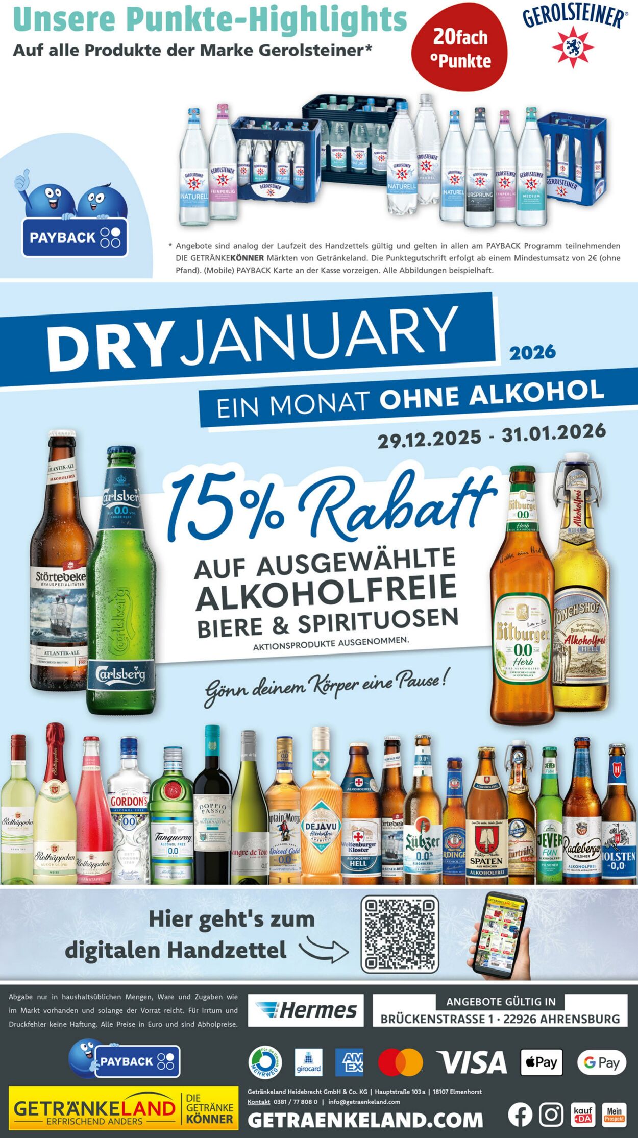 Prospekt Getränkeland 22.12.2025 - 05.01.2026
