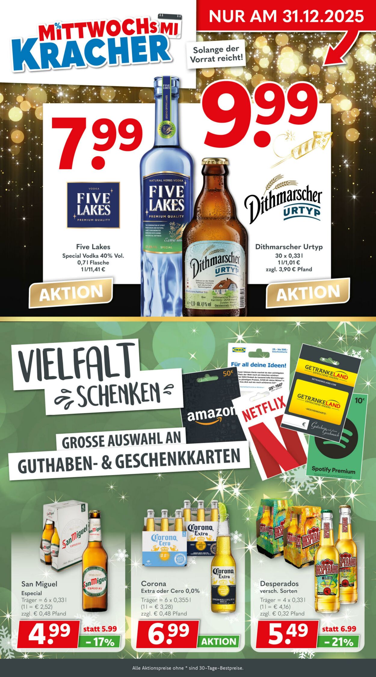 Prospekt Getränkeland 22.12.2025 - 05.01.2026