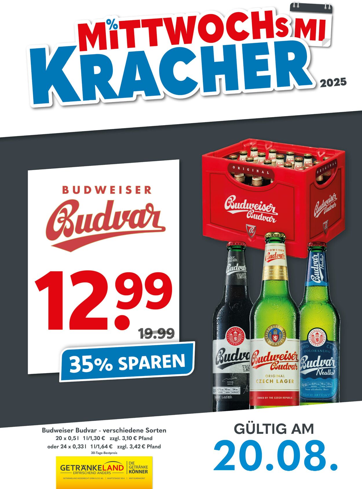 Prospekt Getränkeland 20.08.2025 - 03.09.2025