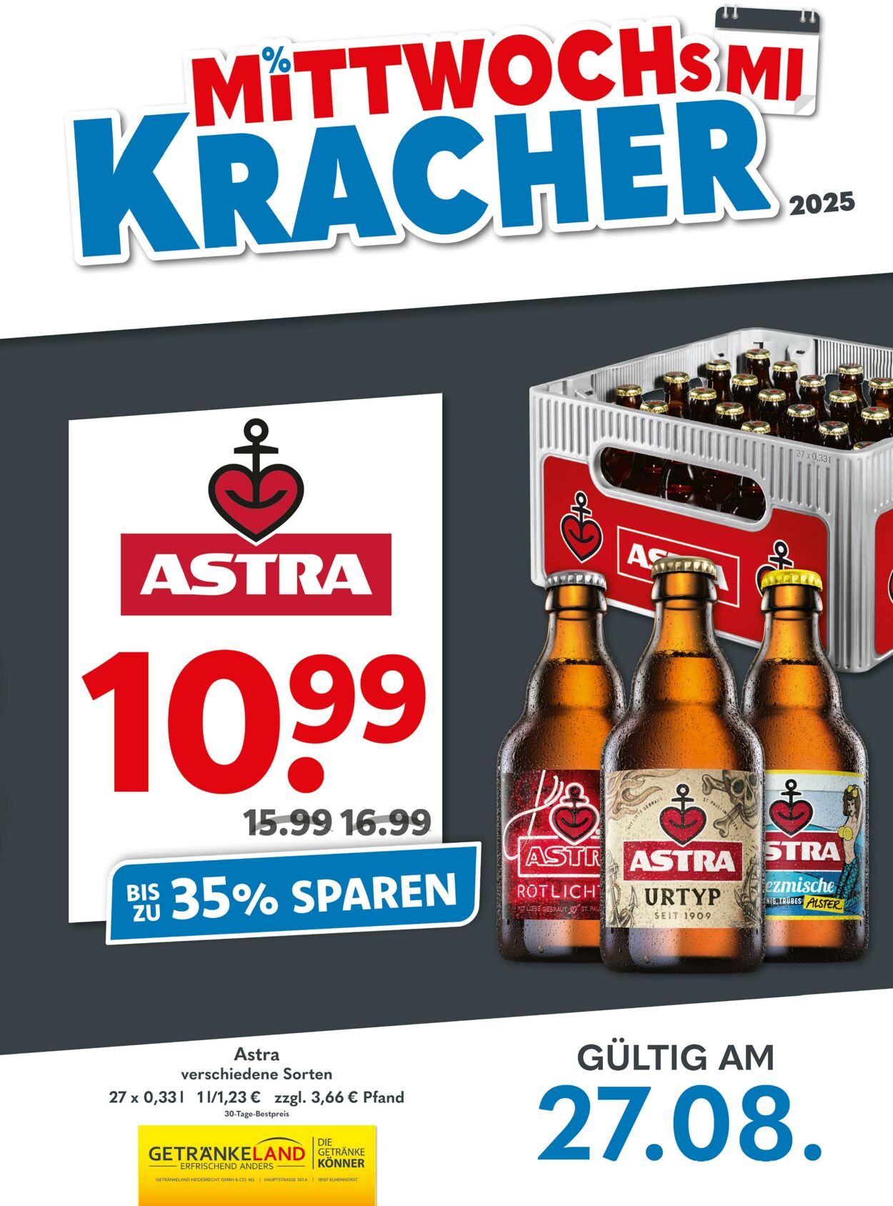Prospekt Getränkeland 20.08.2025 - 03.09.2025