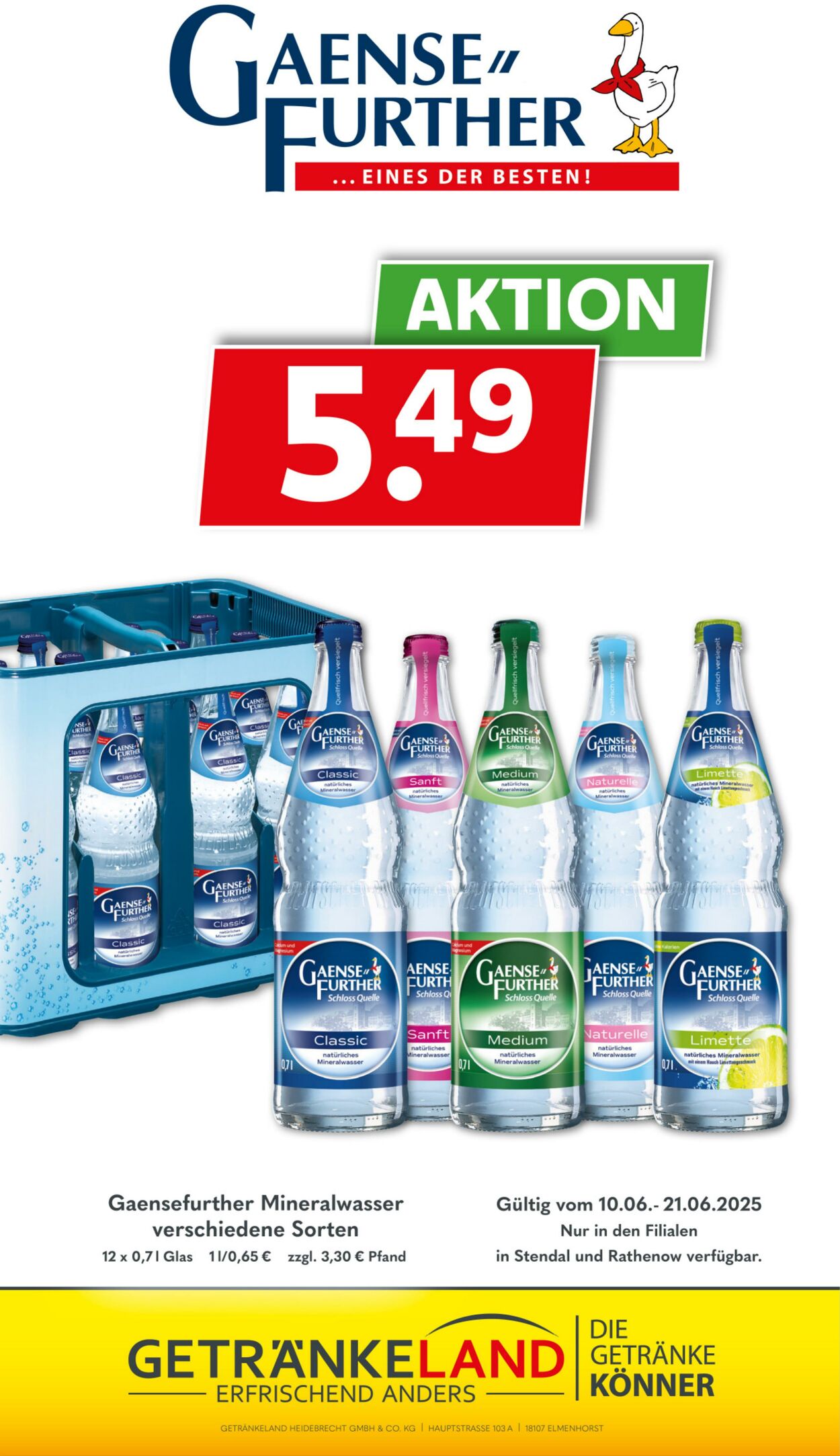 Prospekt Getränkeland 20.06.2025 - 04.07.2025