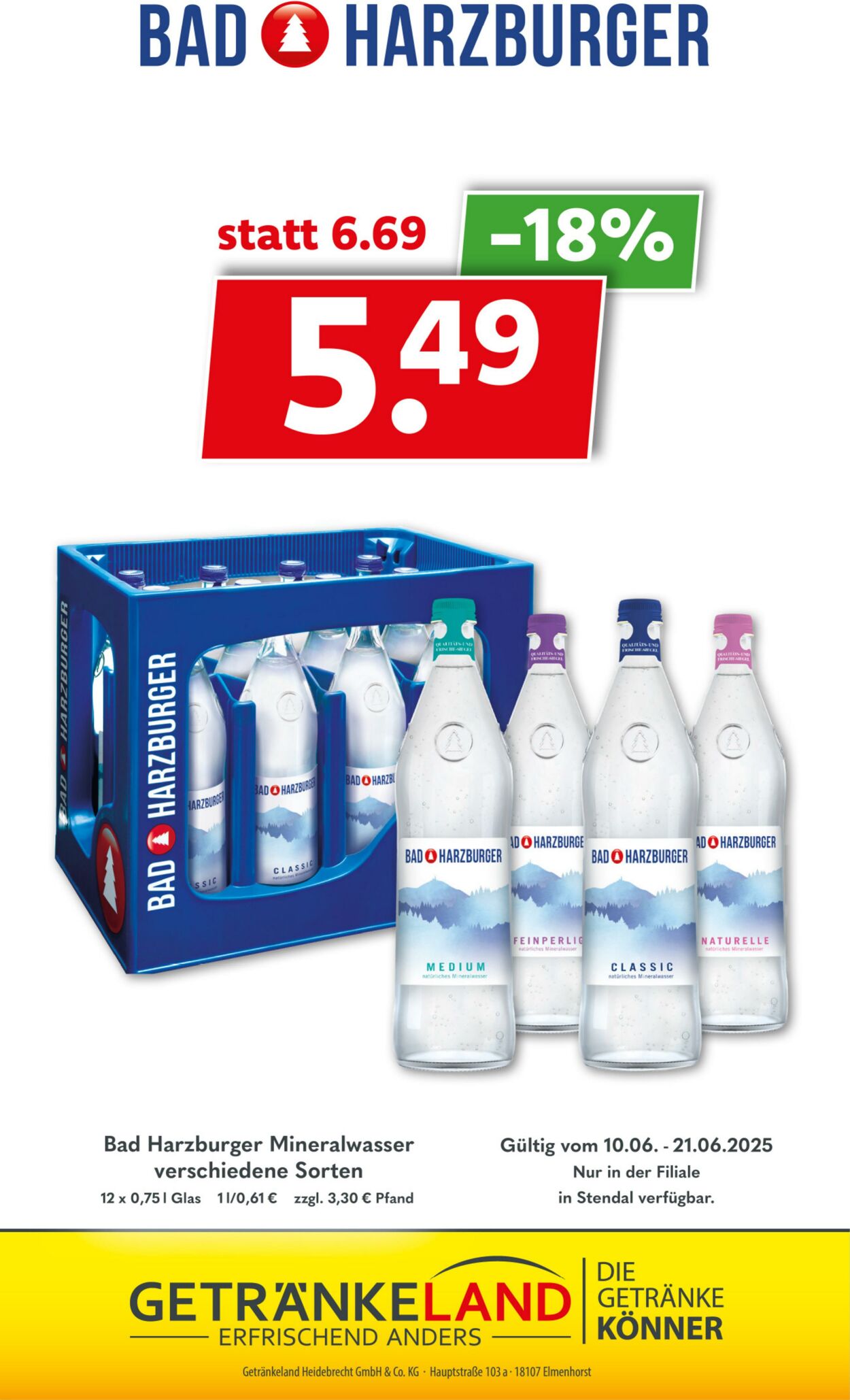 Prospekt Getränkeland 20.06.2025 - 04.07.2025