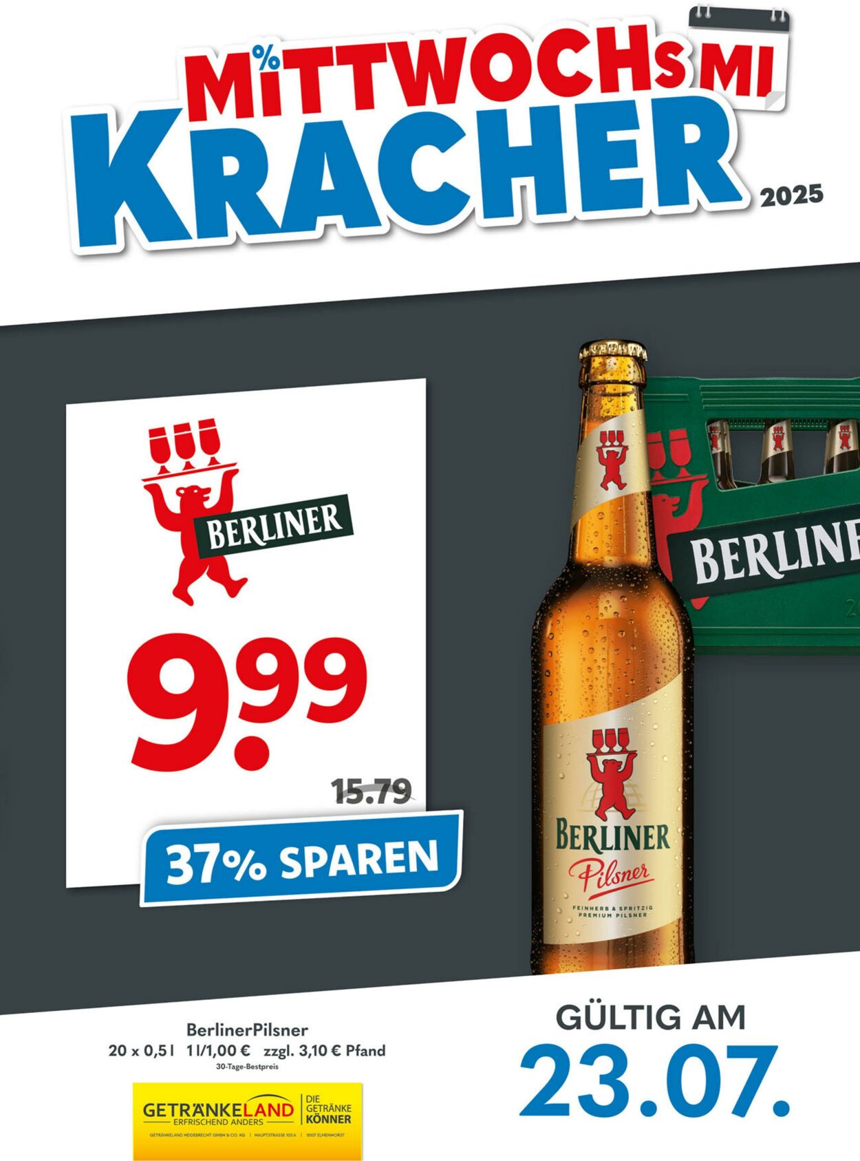 Prospekt Getränkeland 21.07.2025 - 04.08.2025