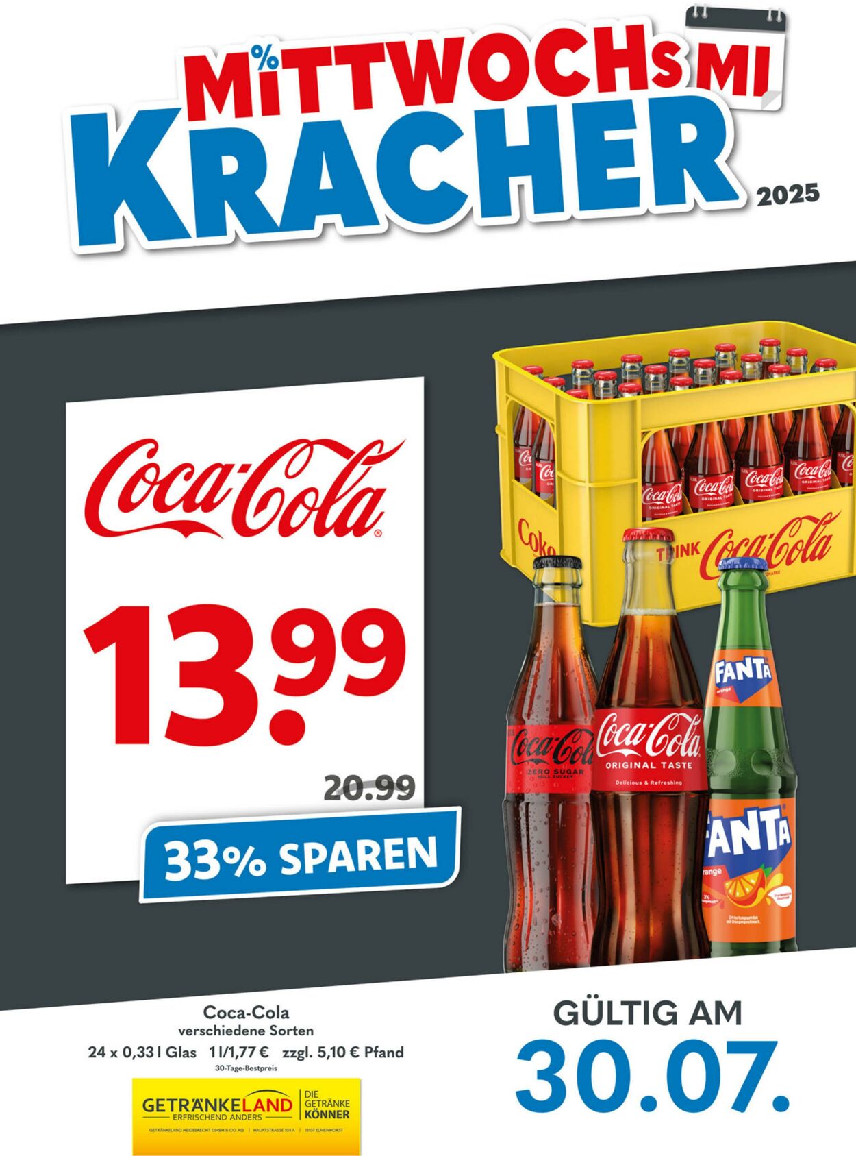 Prospekt Getränkeland 21.07.2025 - 04.08.2025
