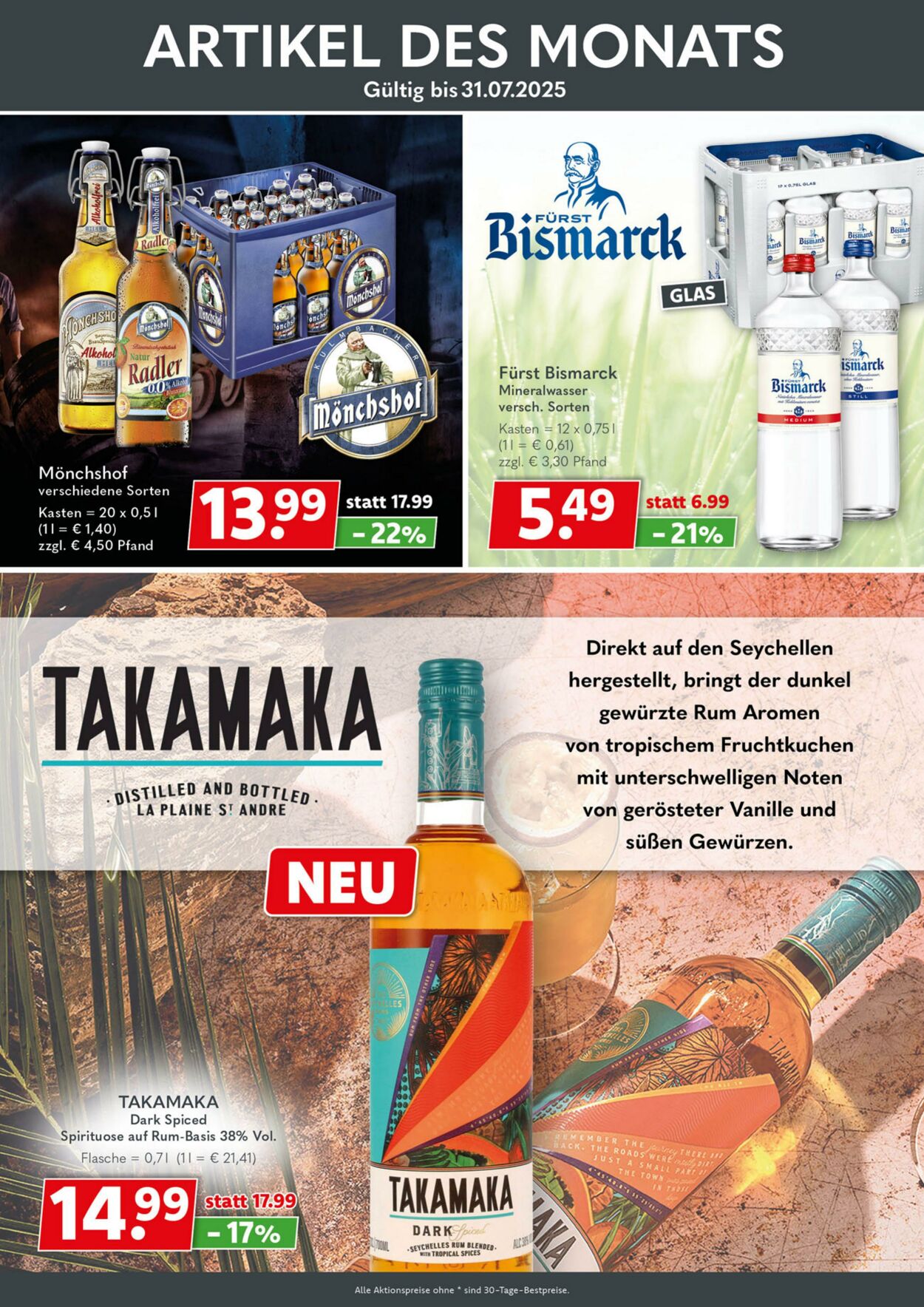 Prospekt Getränkeland 21.07.2025 - 04.08.2025