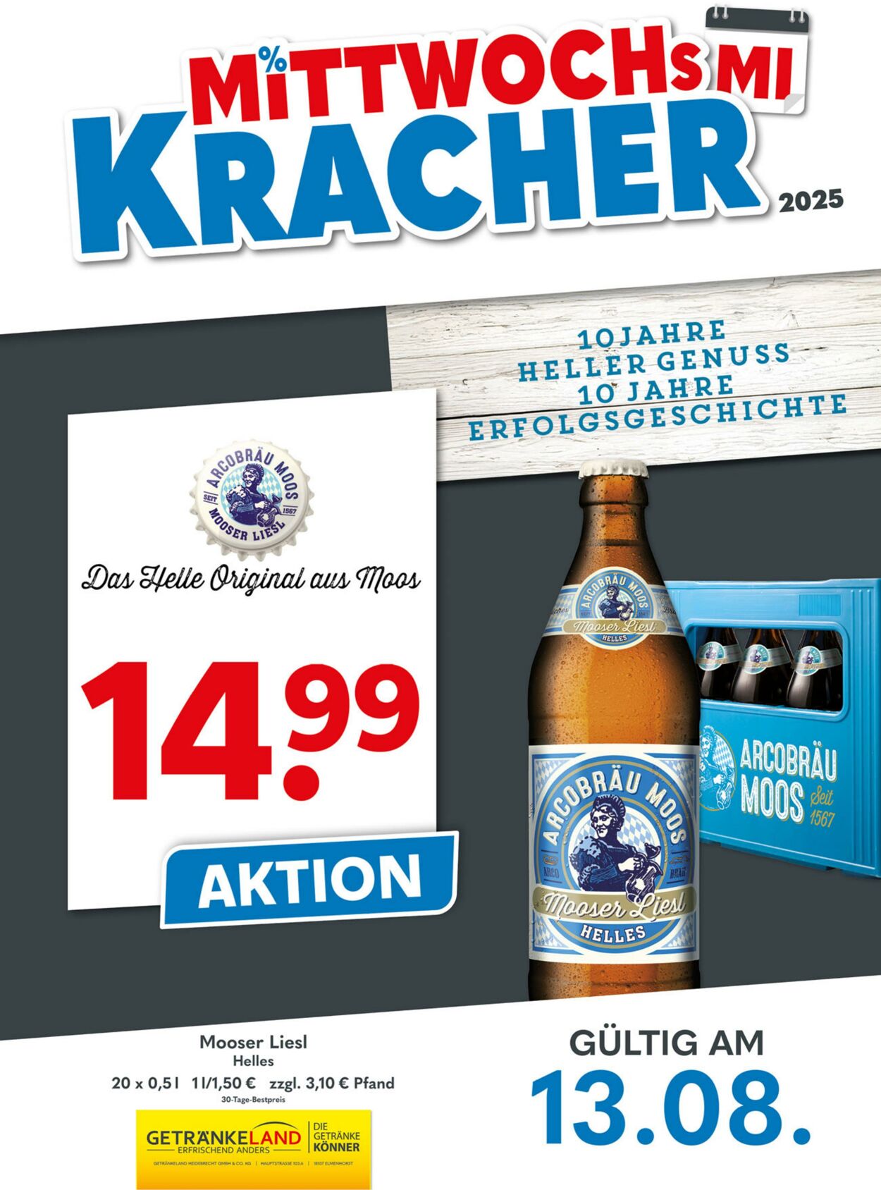 Prospekt Getränkeland 05.08.2025 - 19.08.2025