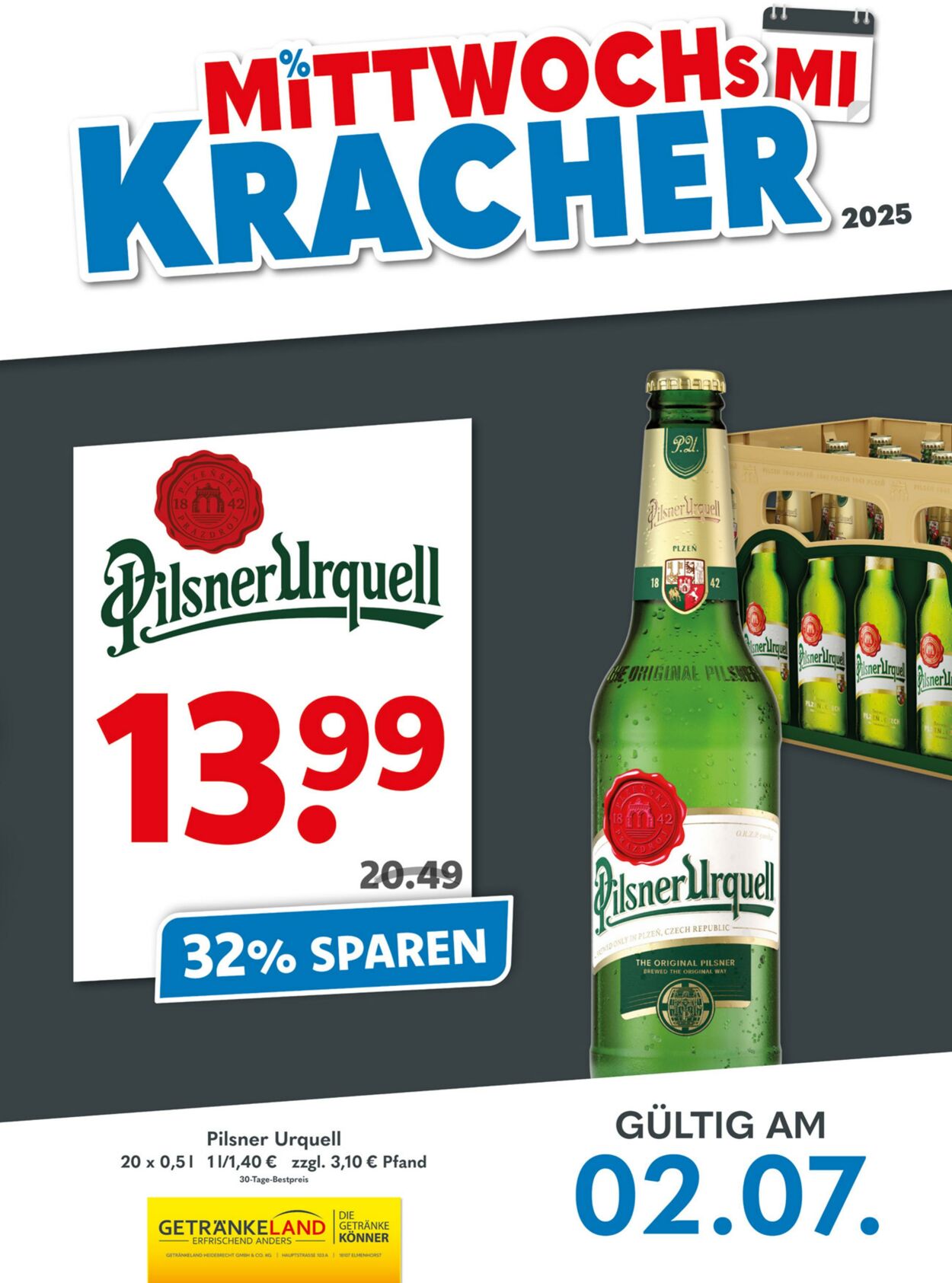 Prospekt Getränkeland 24.06.2025 - 01.07.2025