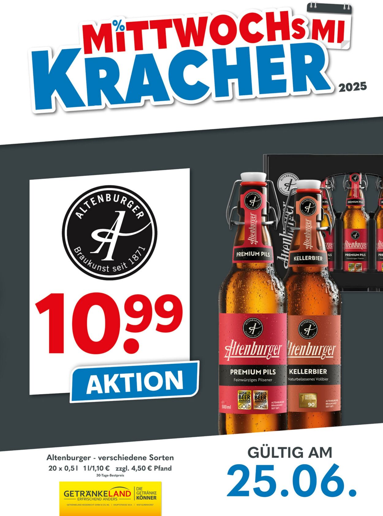 Prospekt Getränkeland 24.06.2025 - 01.07.2025