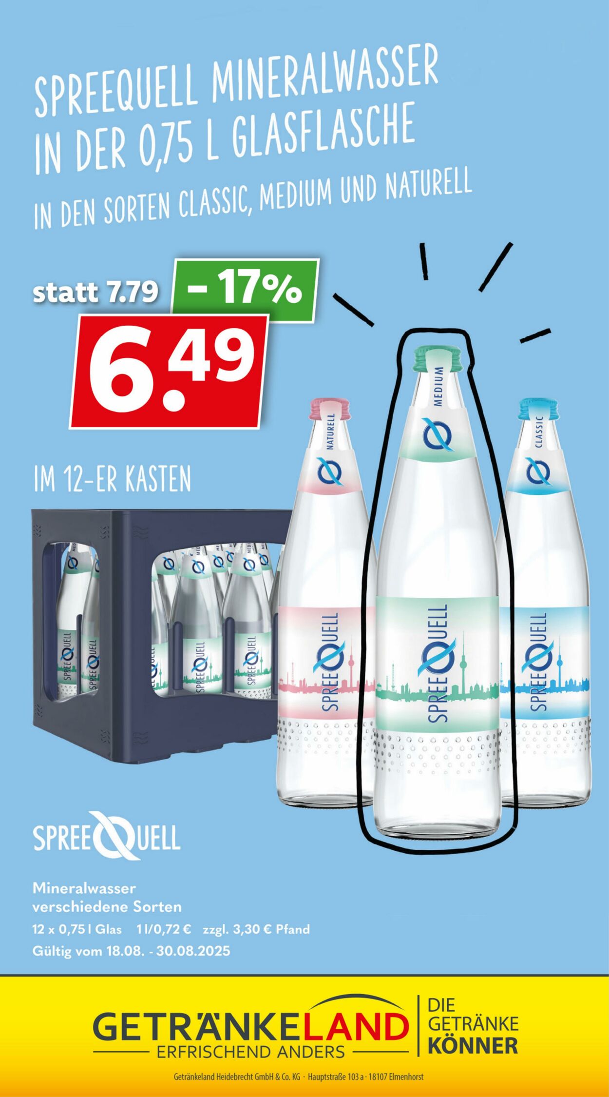 Prospekt Getränkeland 20.08.2025 - 03.09.2025