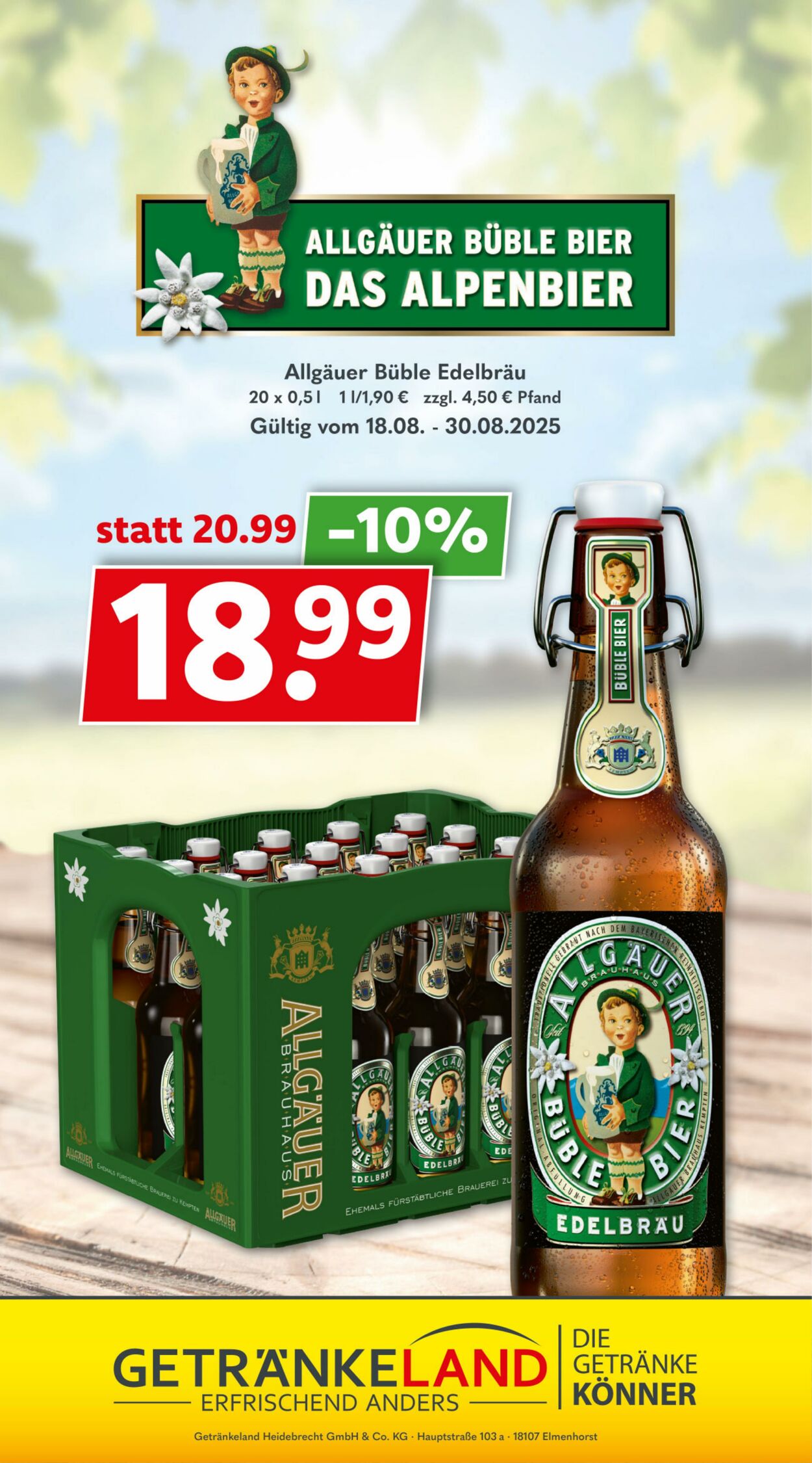 Prospekt Getränkeland 20.08.2025 - 03.09.2025
