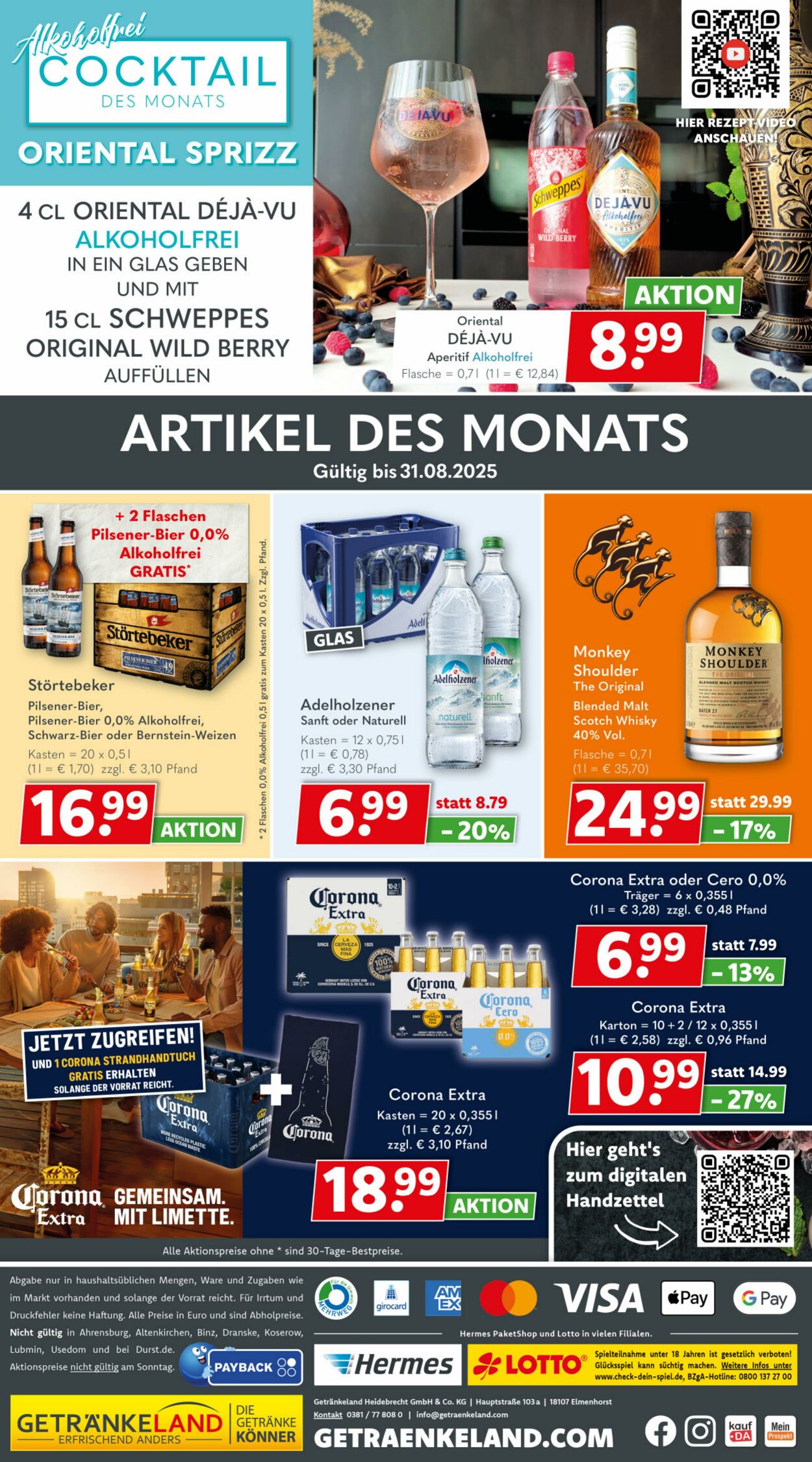 Prospekt Getränkeland 20.08.2025 - 03.09.2025