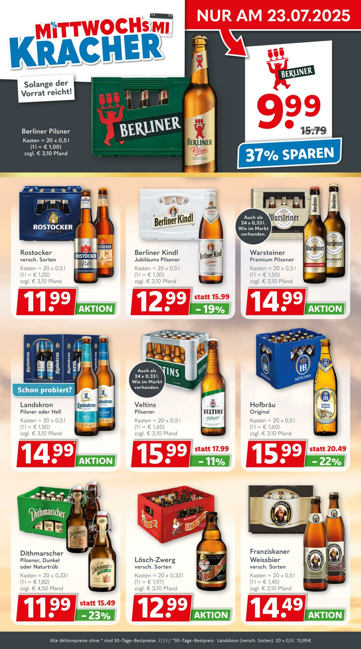 Prospekt Getränkeland 21.07.2025 - 04.08.2025