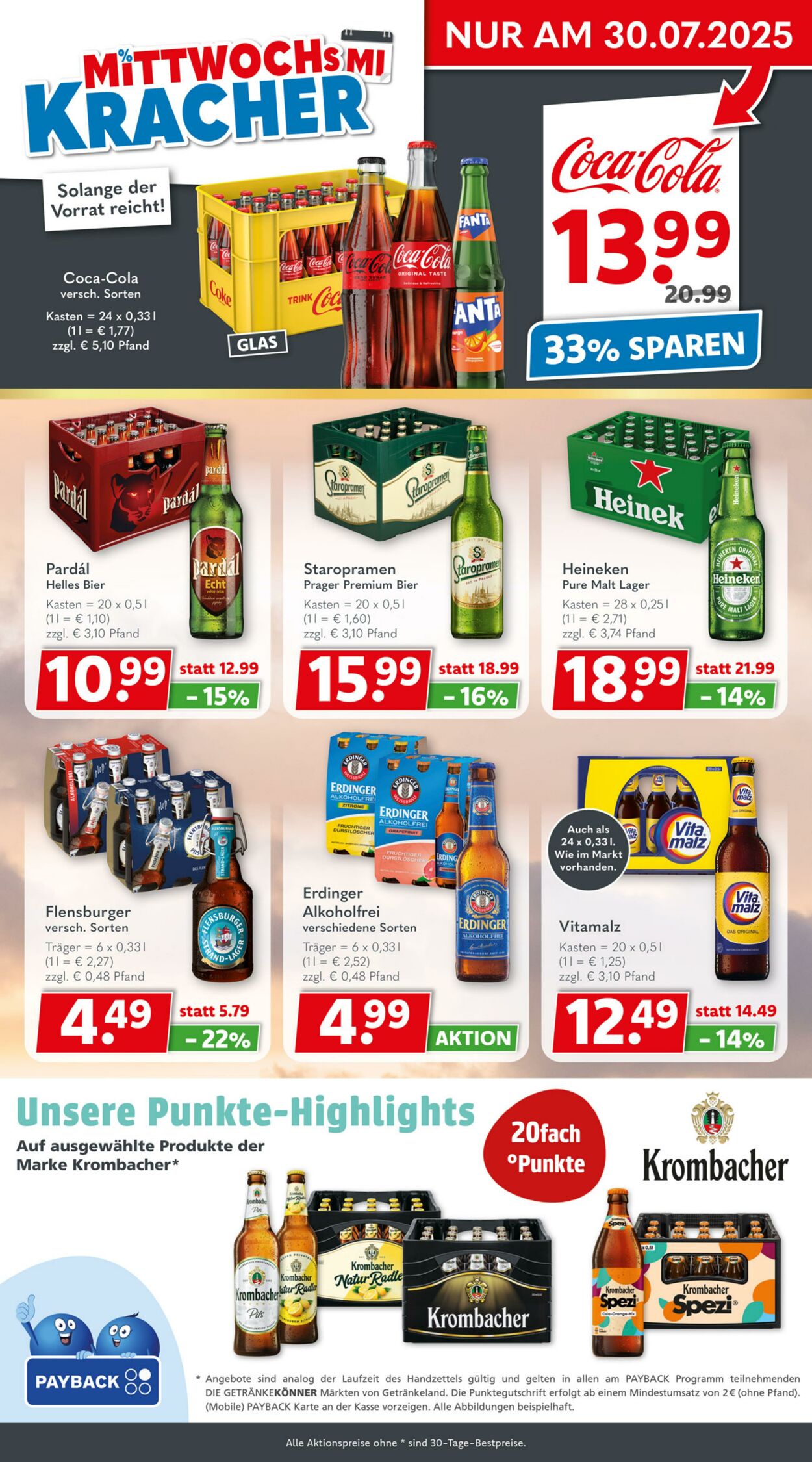 Prospekt Getränkeland 21.07.2025 - 04.08.2025