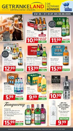 Prospekt Getränkeland 21.07.2025 - 04.08.2025