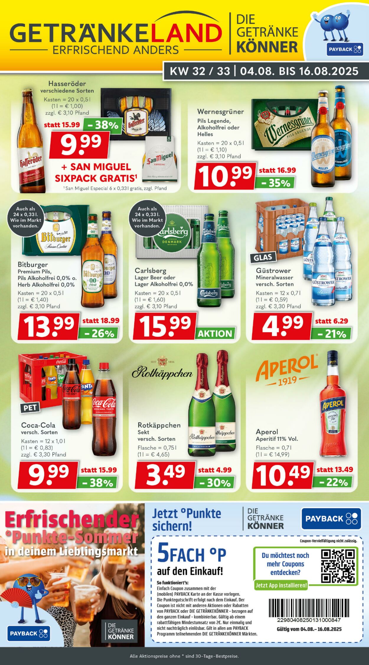 Prospekt Getränkeland 05.08.2025 - 19.08.2025