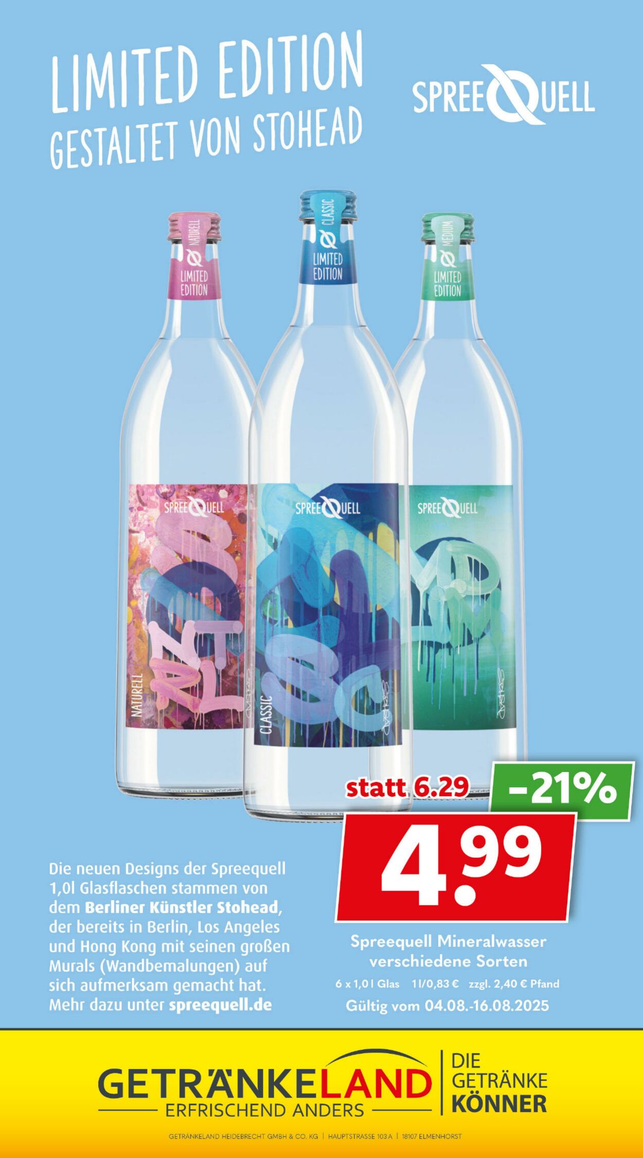 Prospekt Getränkeland 05.08.2025 - 19.08.2025