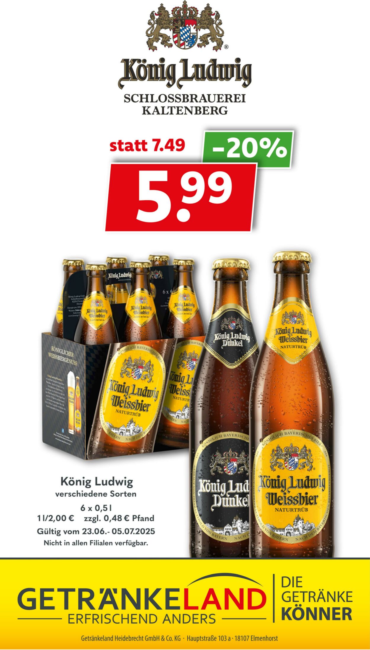 Prospekt Getränkeland 24.06.2025 - 01.07.2025
