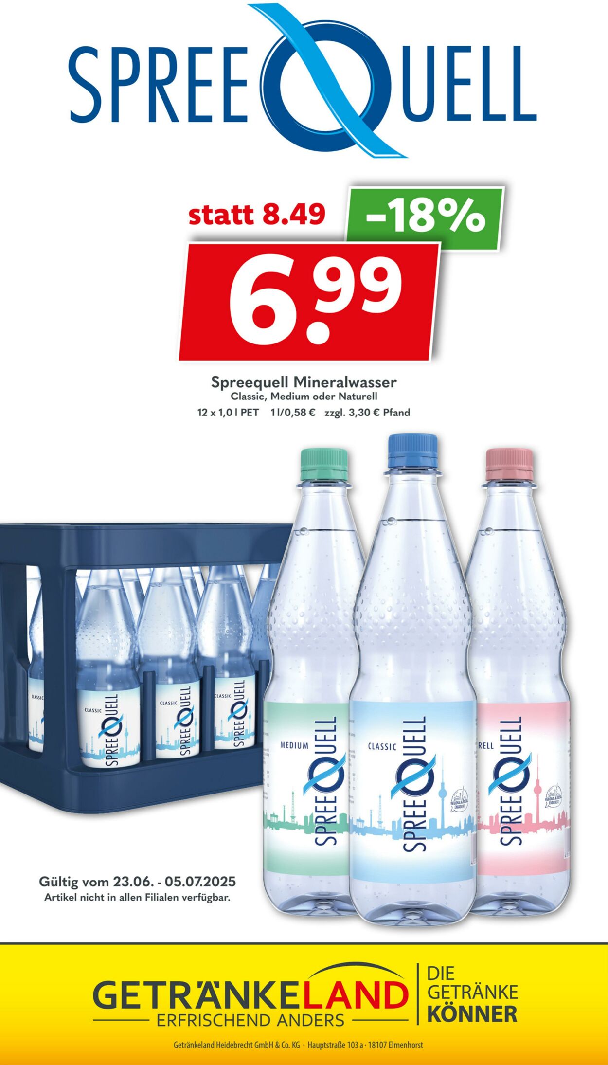 Prospekt Getränkeland 24.06.2025 - 01.07.2025