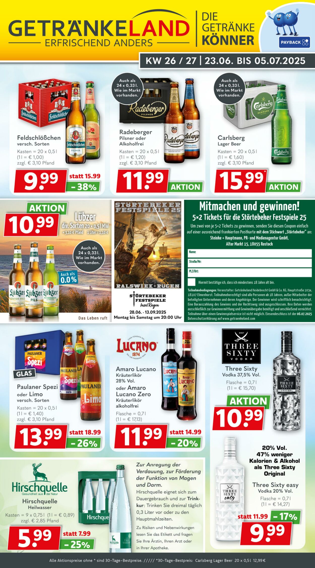Prospekt Getränkeland 24.06.2025 - 01.07.2025