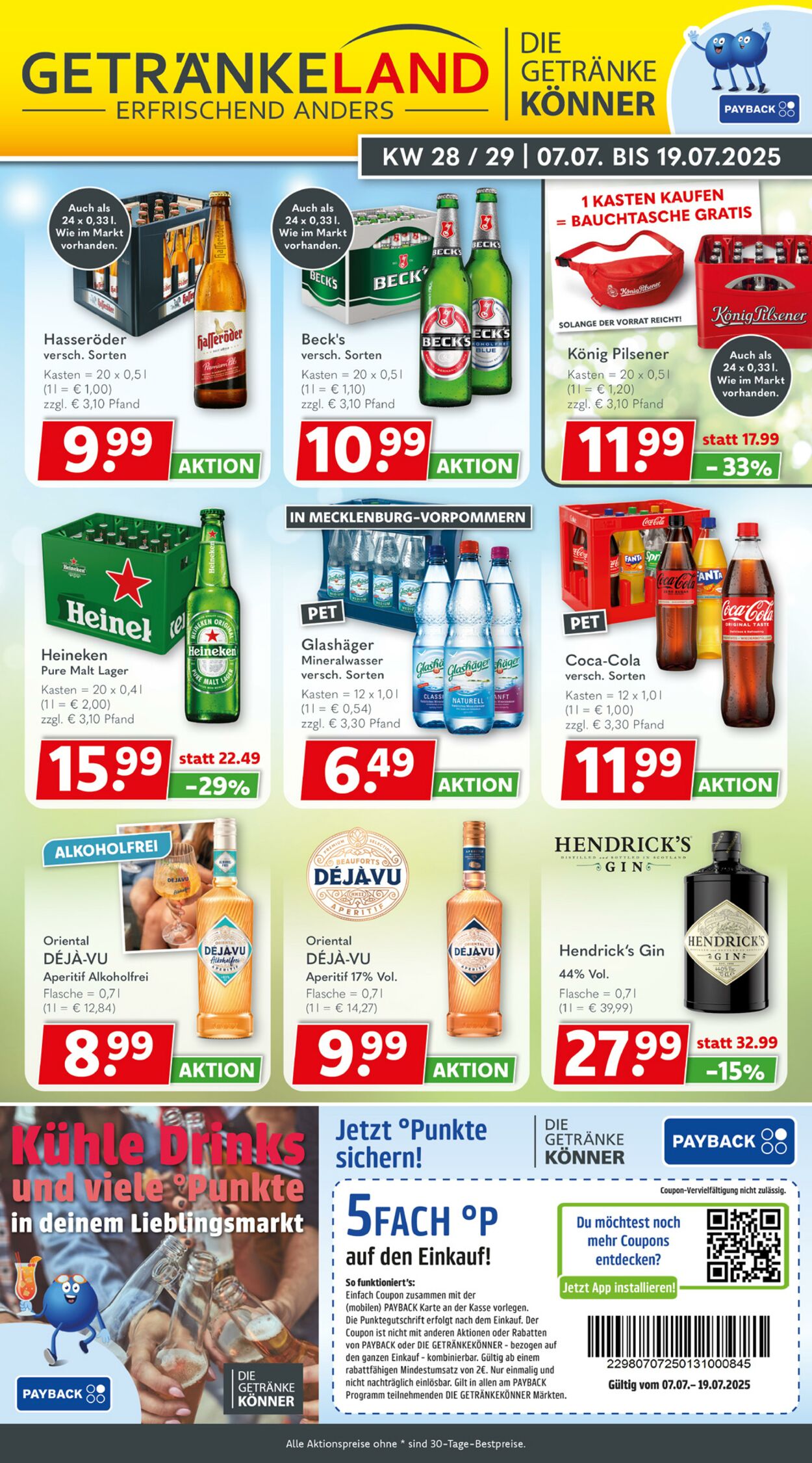 Prospekt Getränkeland 07.07.2025 - 21.07.2025