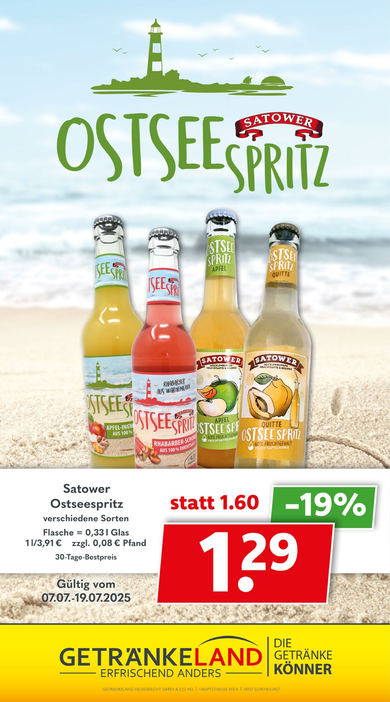 Prospekt Getränkeland 07.07.2025 - 21.07.2025