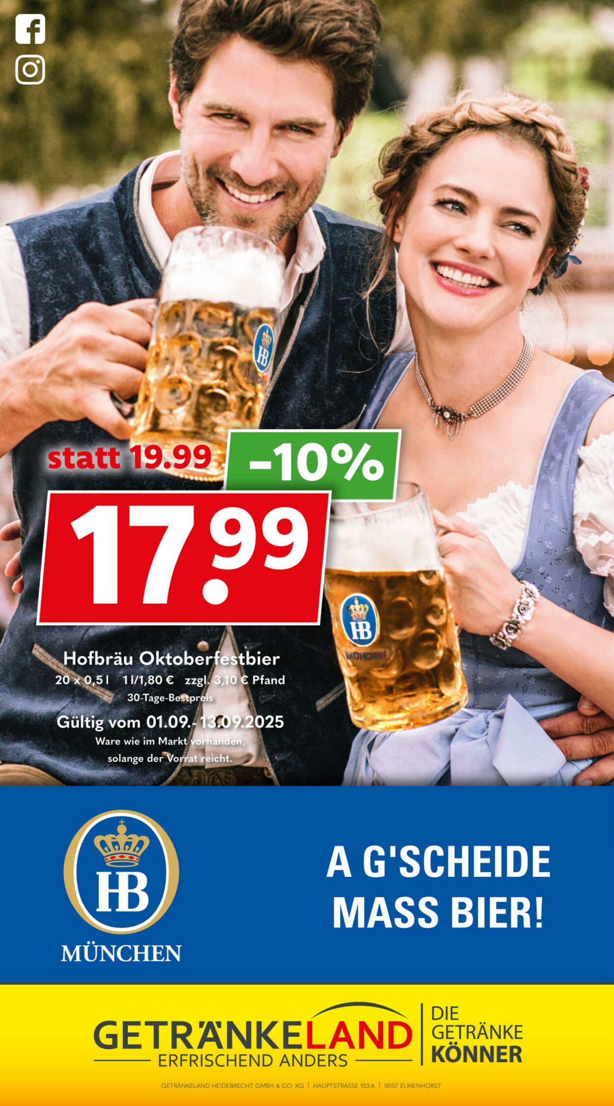 Prospekt Getränkeland 10.09.2025 - 24.09.2025