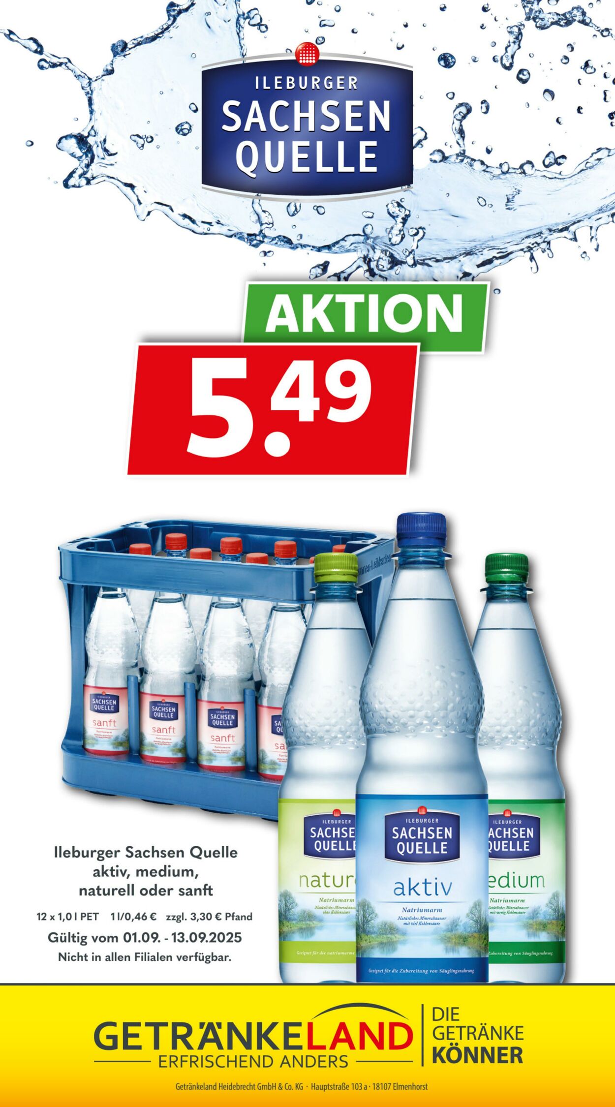 Prospekt Getränkeland 10.09.2025 - 24.09.2025