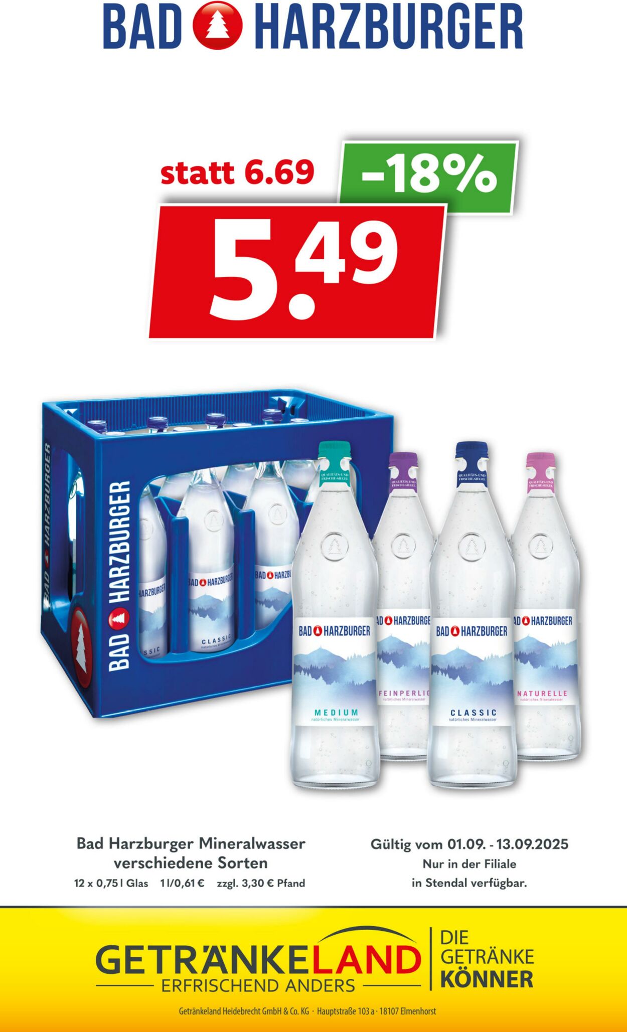 Prospekt Getränkeland 10.09.2025 - 24.09.2025