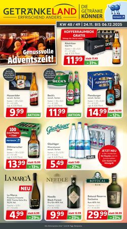 Prospekt Getränkeland 18.12.2025 - 01.01.2026
