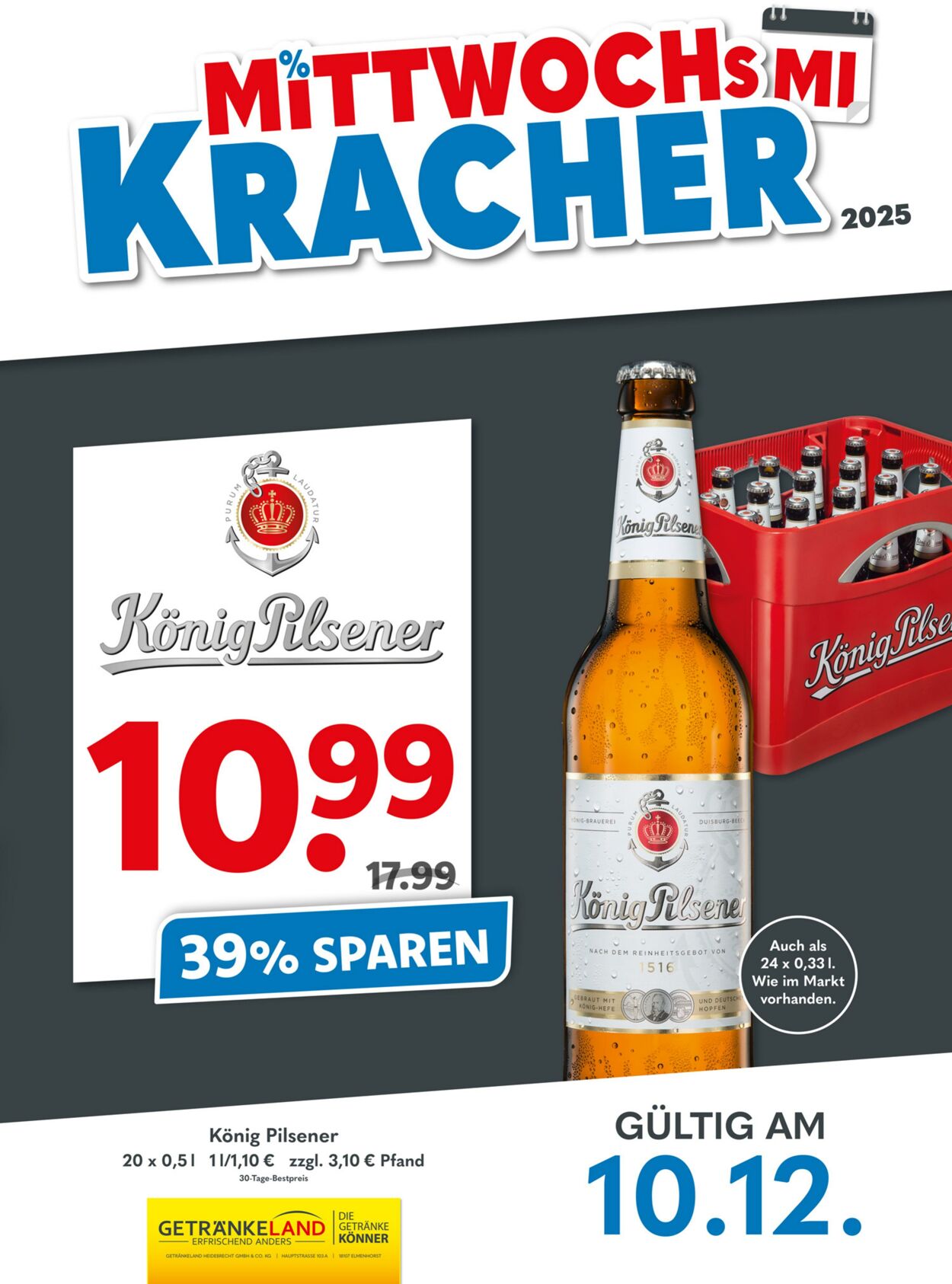 Prospekt Getränkeland 09.12.2025 - 23.12.2025