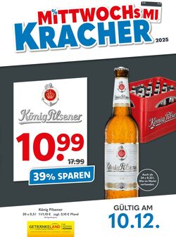 Prospekt Getränkeland 18.12.2025 - 01.01.2026