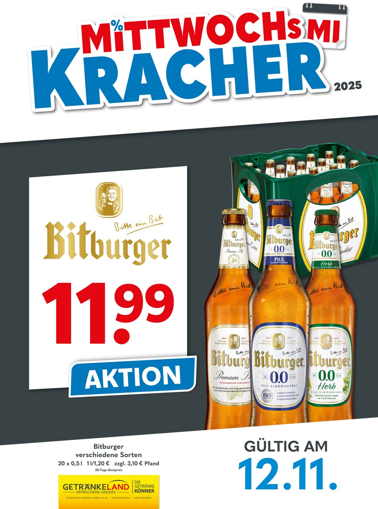 Prospekt Getränkeland 12.11.2025 - 26.11.2025