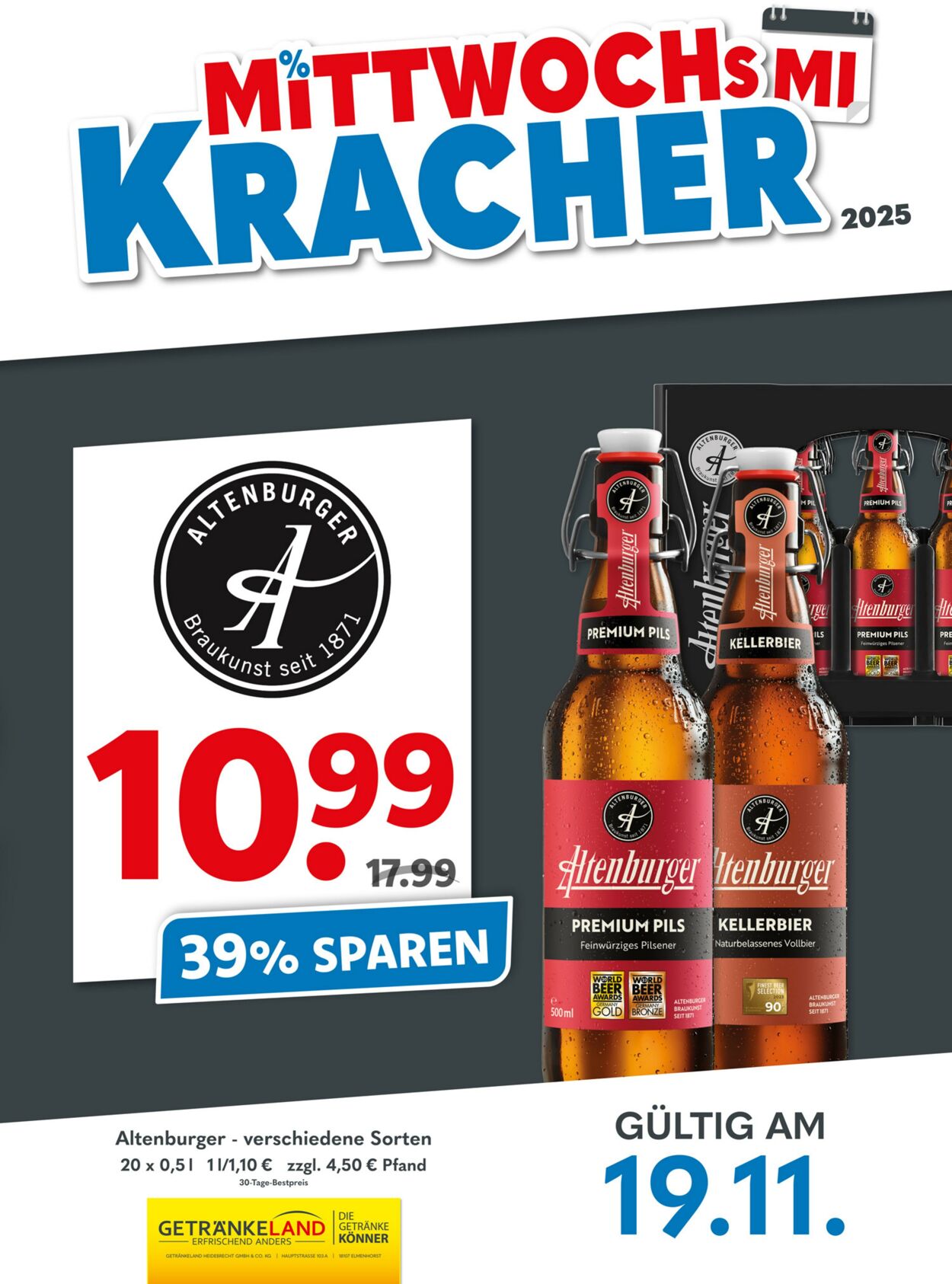 Prospekt Getränkeland 13.11.2025 - 27.11.2025