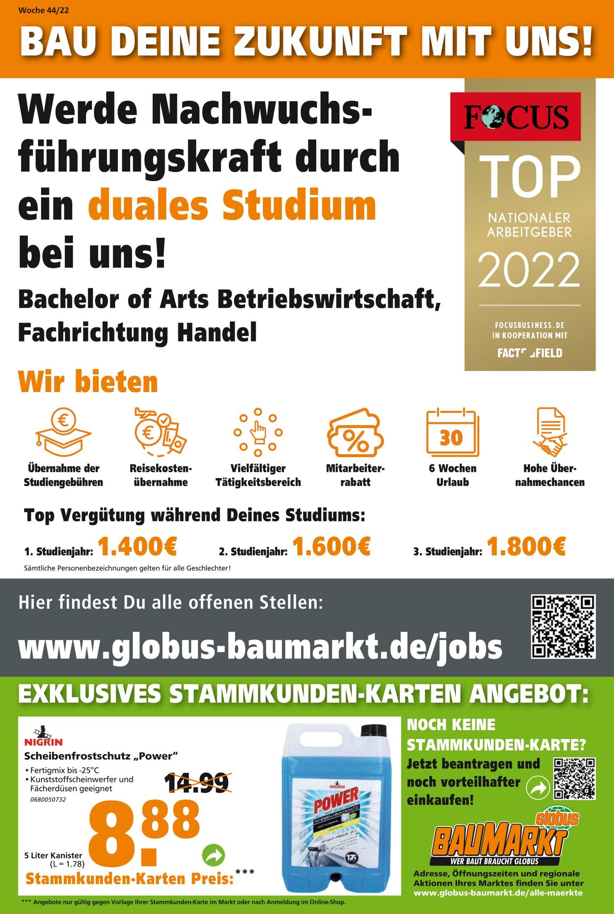 Prospekt Globus Baumarkt 31.10.2022 - 05.11.2022