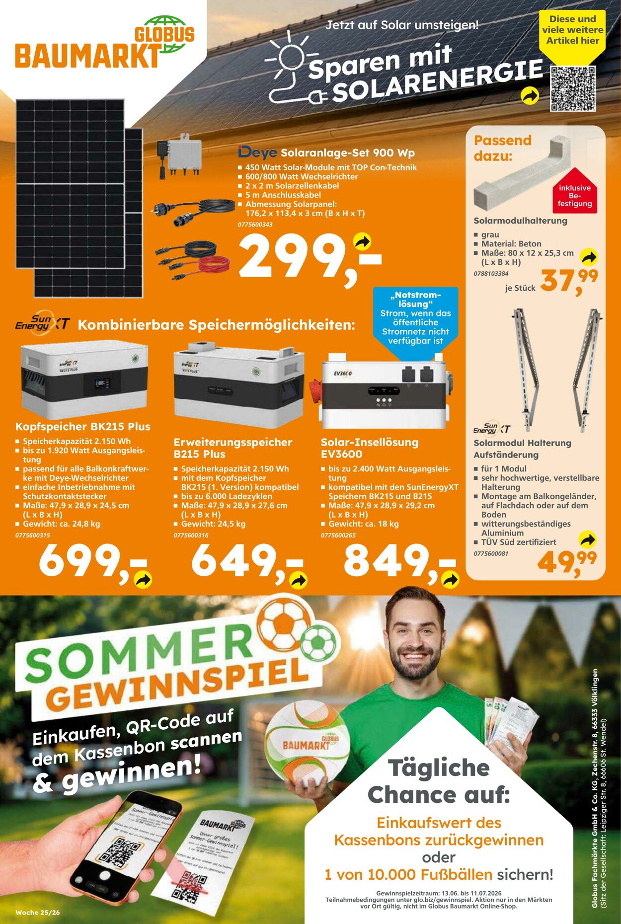 Prospekt Globus Baumarkt 14.06.2026 - 20.06.2026